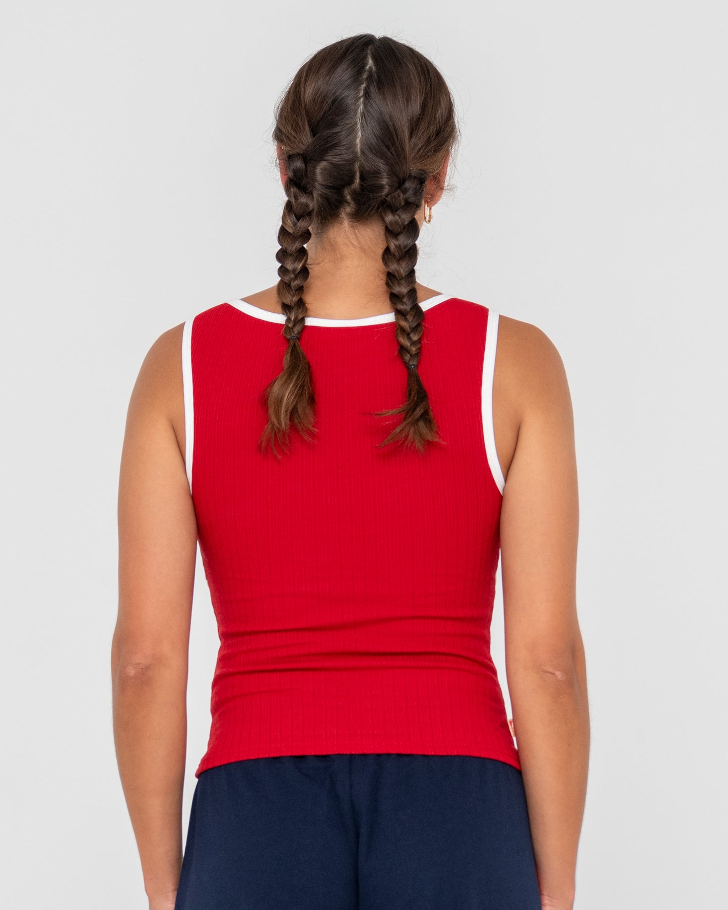 ASHLEY RIBBED FASHION TOP