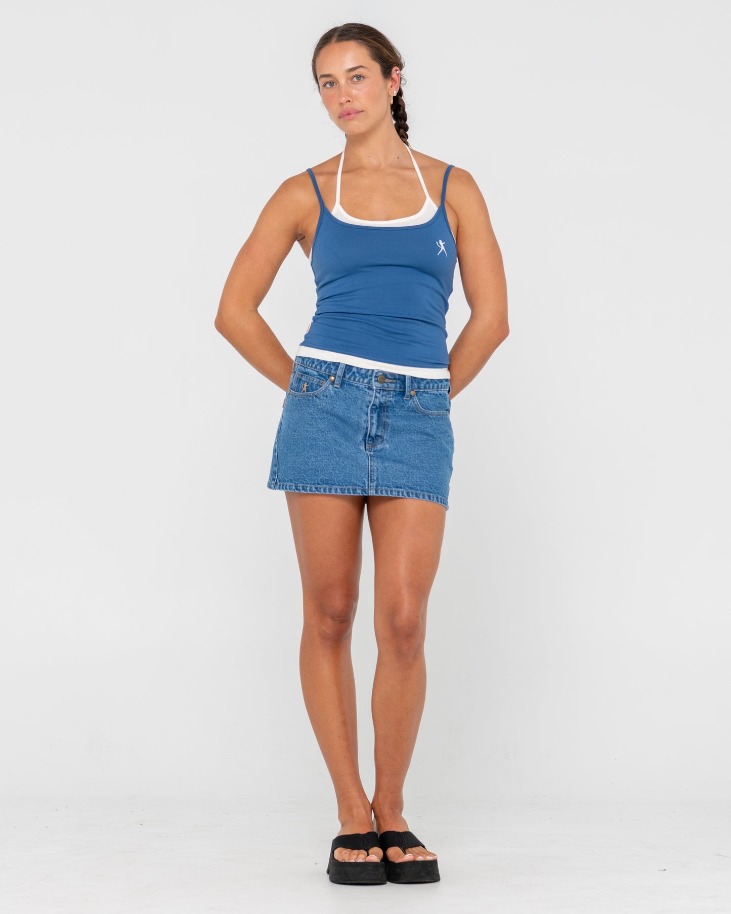 PARIS MOCK LAYER HALTER