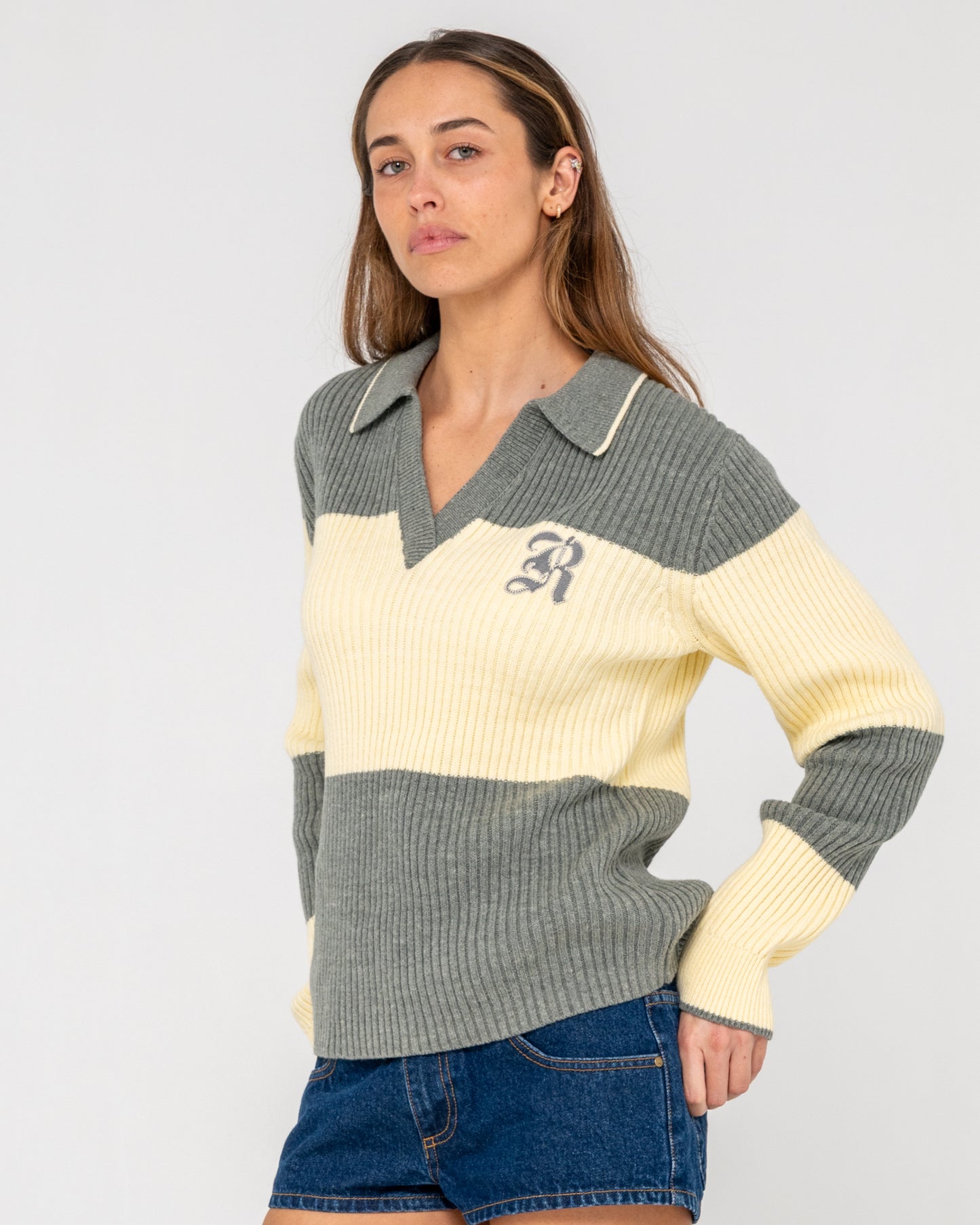 TRY ME KNITTED RUGBY TOP