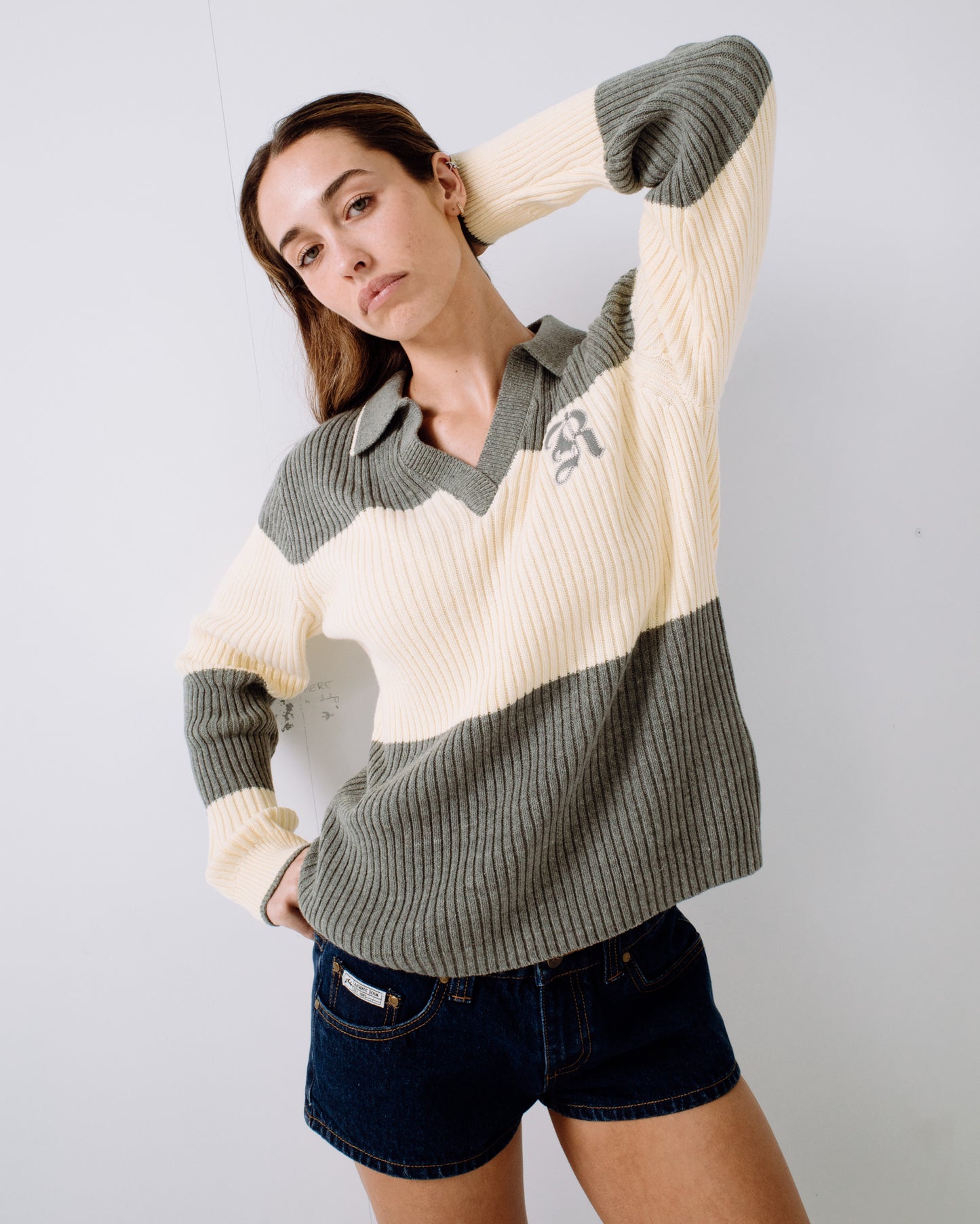 TRY ME KNITTED RUGBY TOP