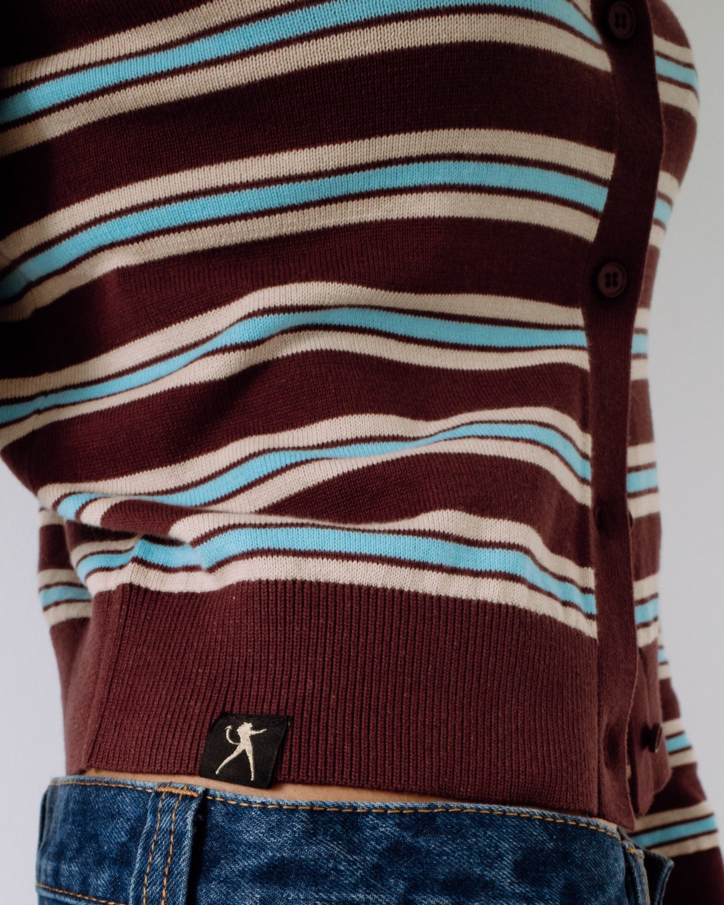 EXTRA CREDIT BUTTON UP CARDIGAN