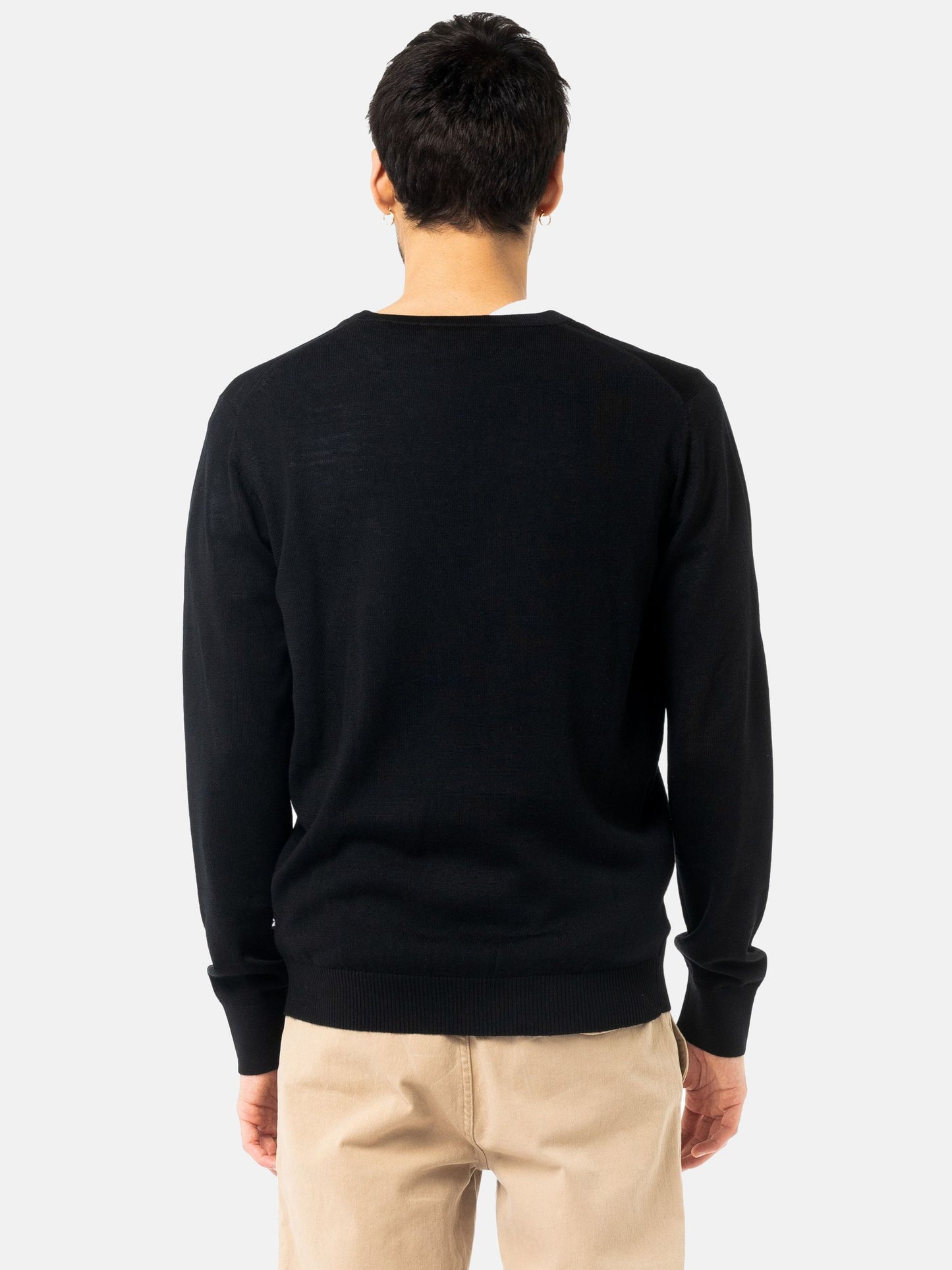 DRAPE V-NECK LAYERING KNIT