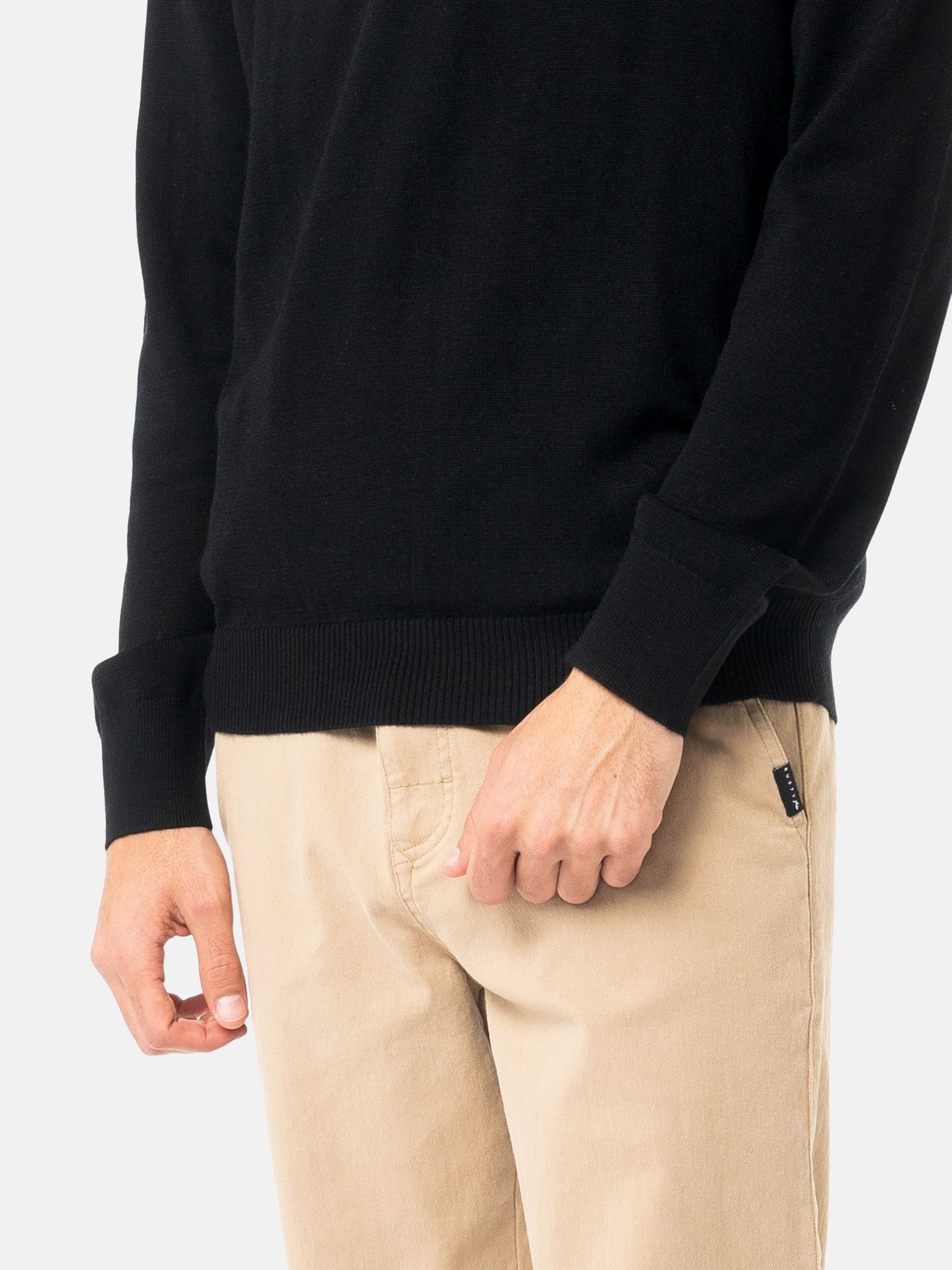 DRAPE V-NECK LAYERING KNIT