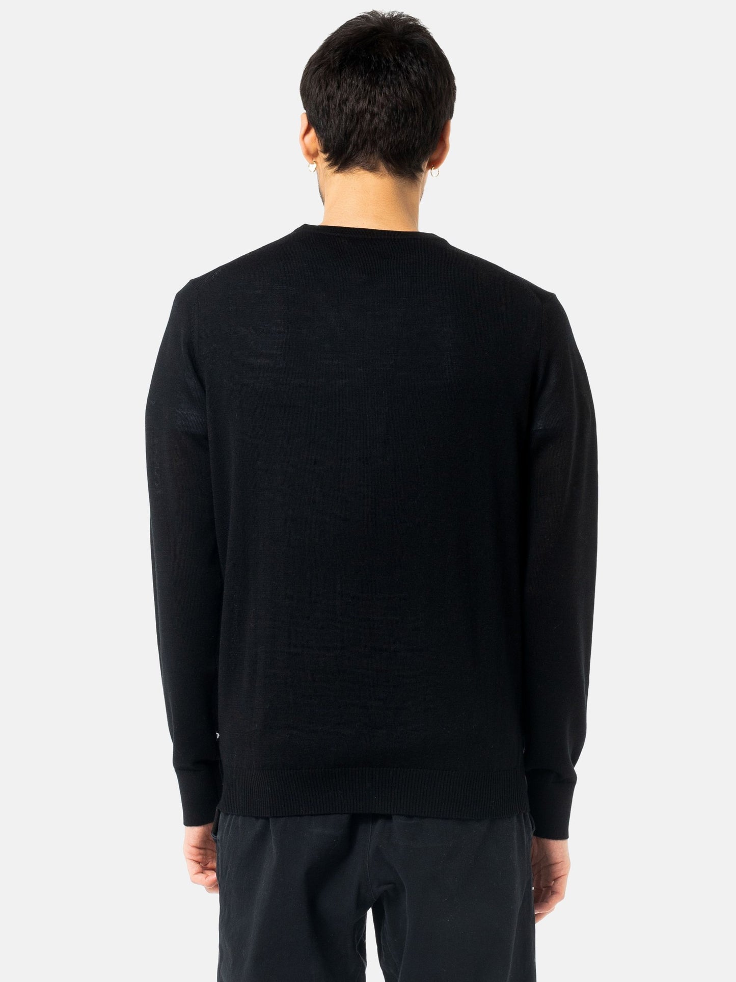 SLUNG CREW NECK LAYERING KNIT