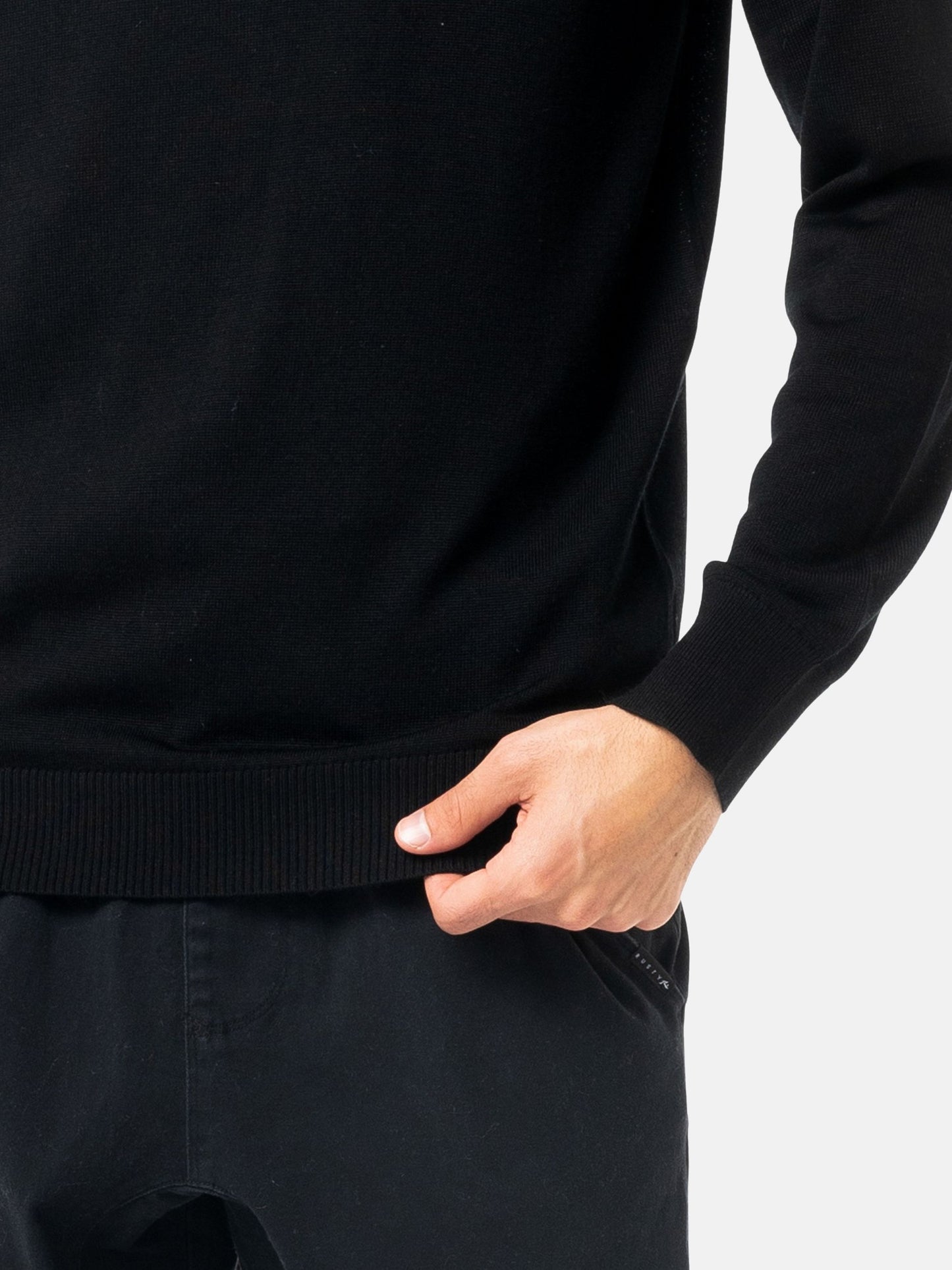 SLUNG CREW NECK LAYERING KNIT