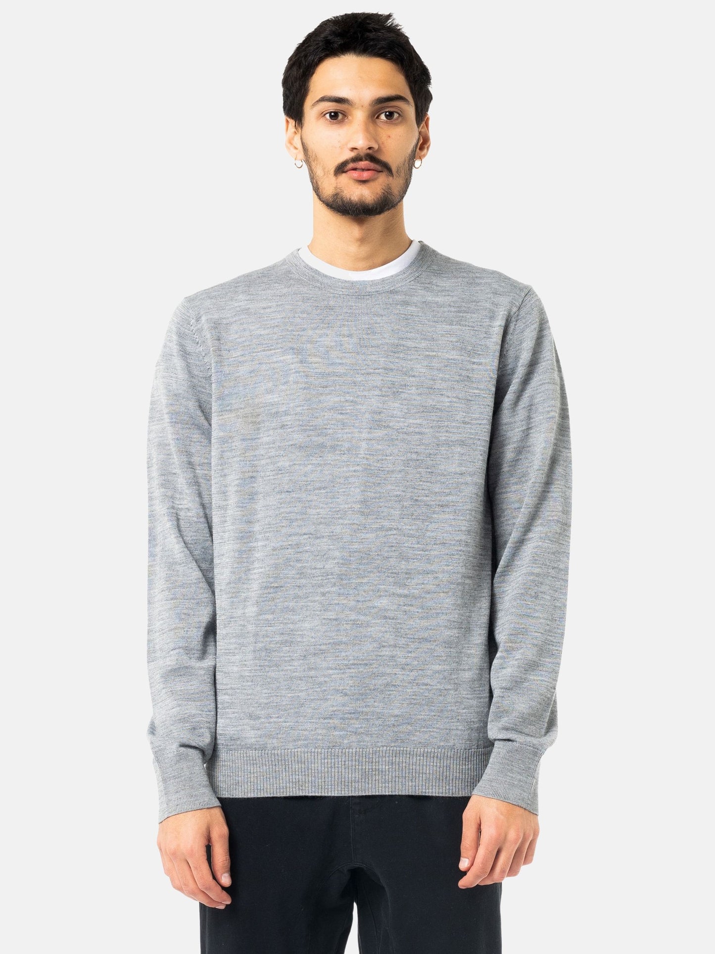 SLUNG CREW NECK LAYERING KNIT