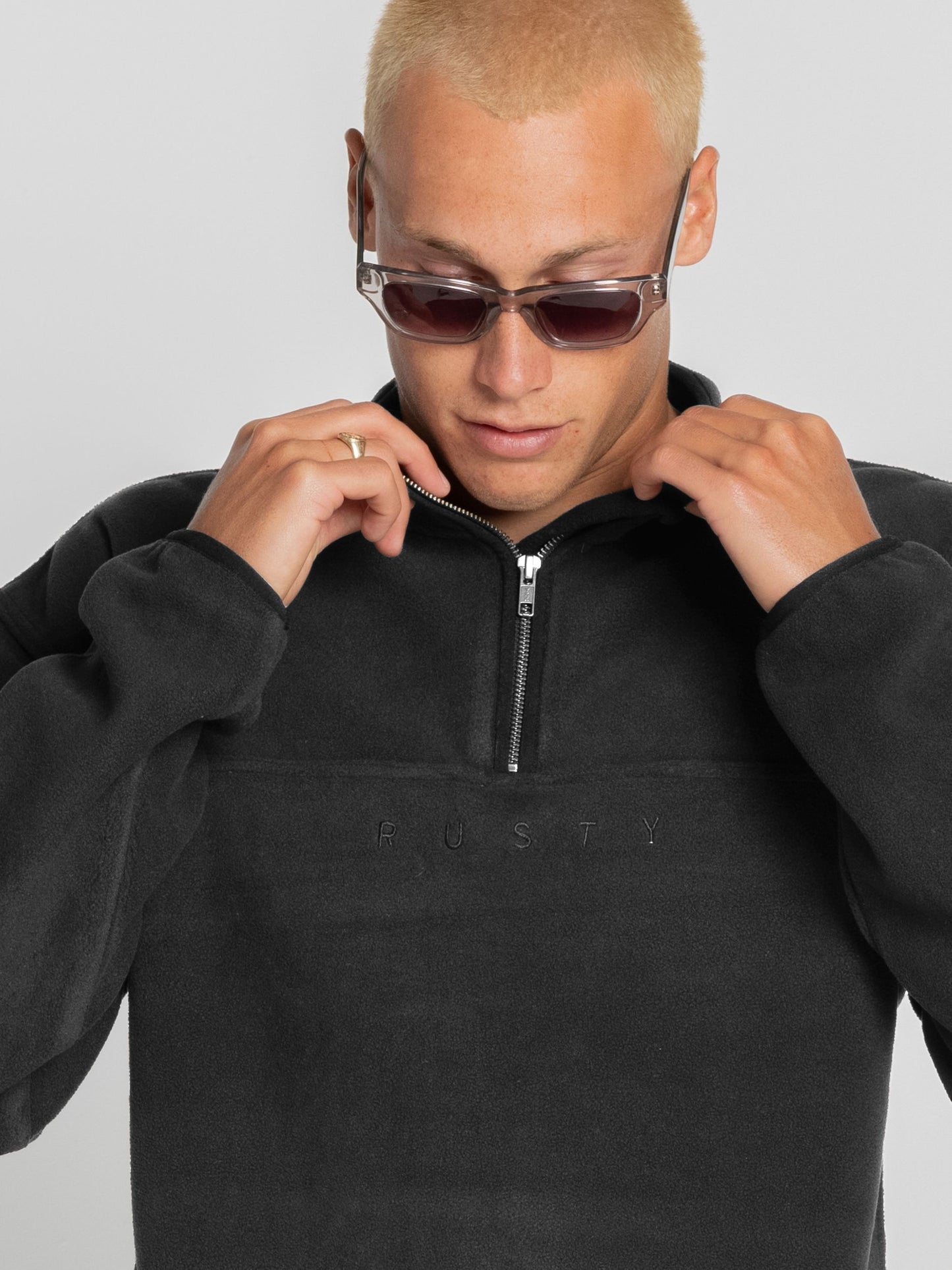 POLARIZED 1/4 ZIP POLAR FLEECE