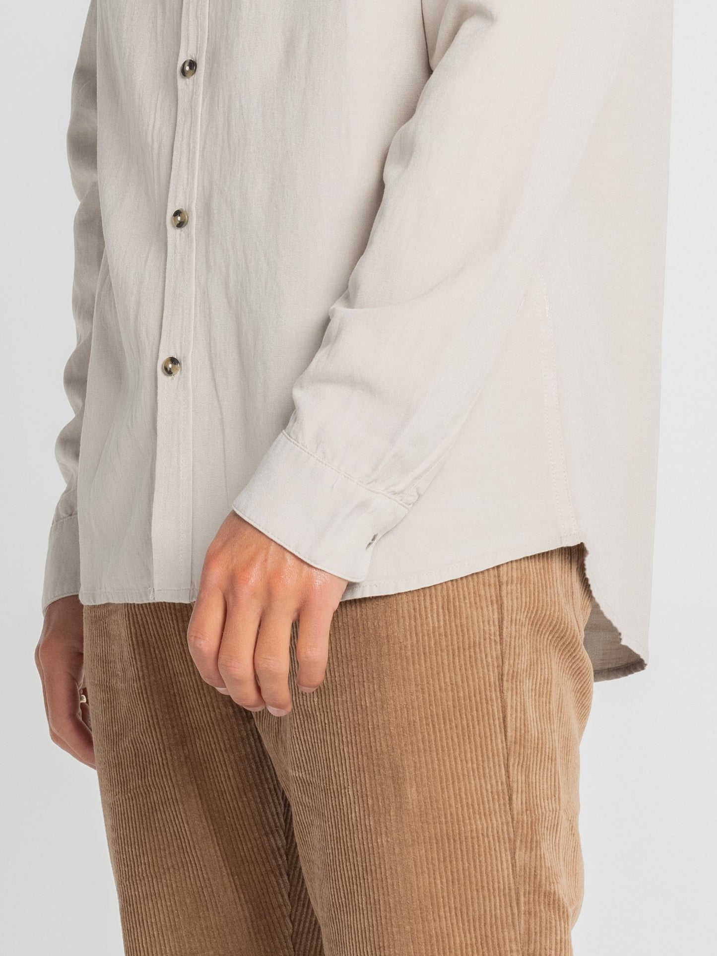 OVERTONE LONG SLEEVE LINEN SHIRT