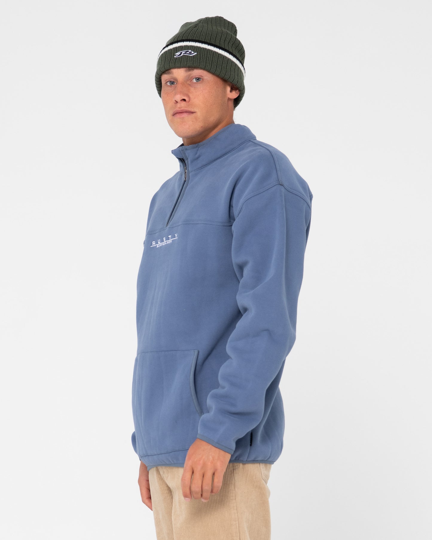 RS RELAXED 1/4 ZIP SUPER FLEECE