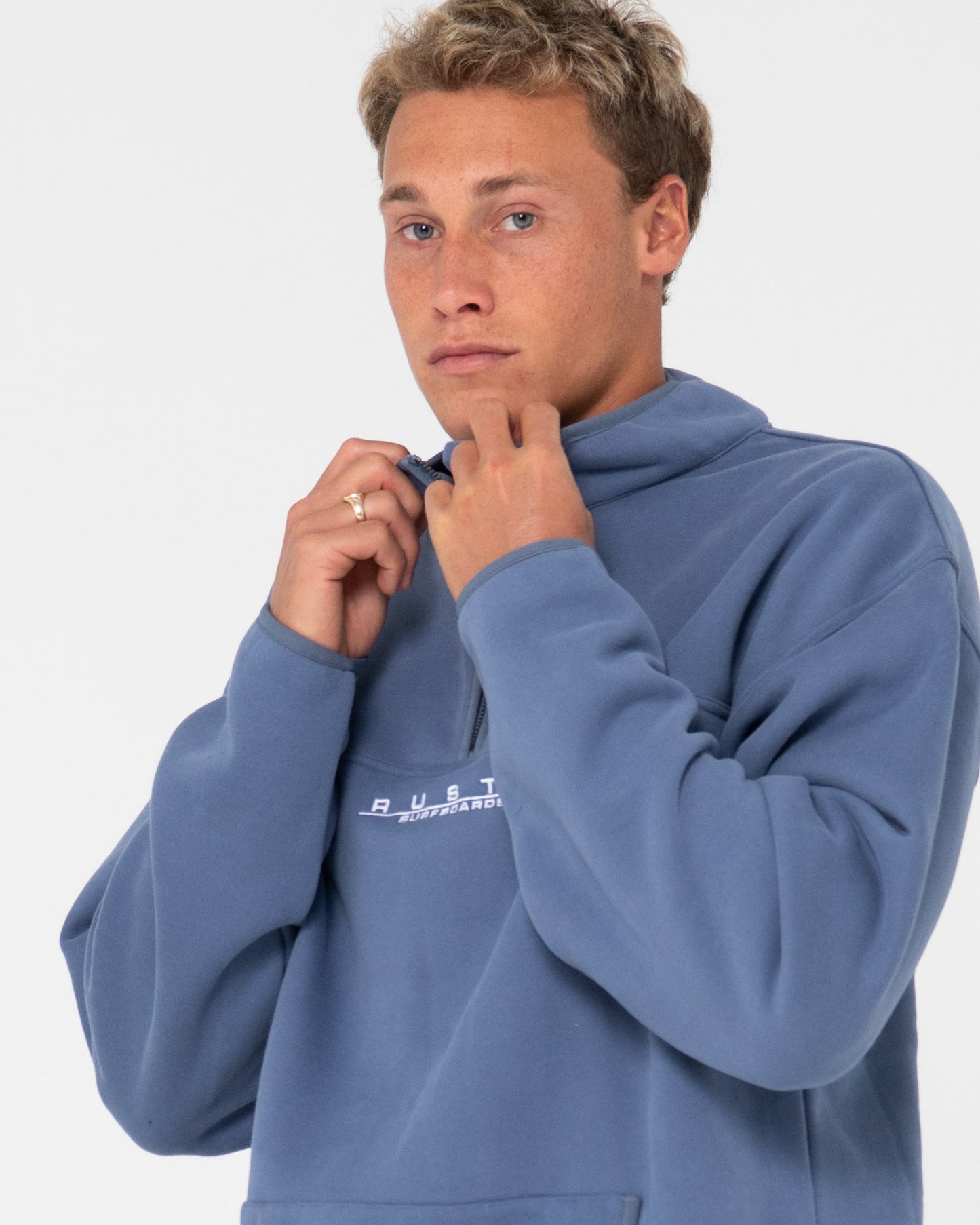 RS RELAXED 1/4 ZIP SUPER FLEECE