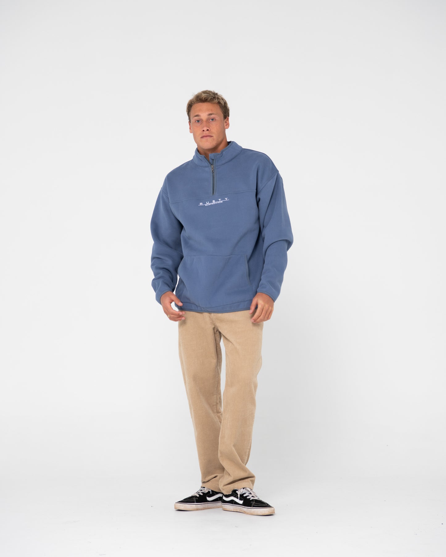 RS RELAXED 1/4 ZIP SUPER FLEECE
