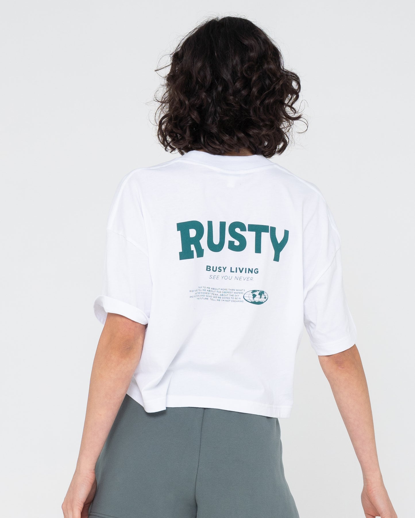 BUSY LIVING ORGANIC COTTON RELAXED TEE