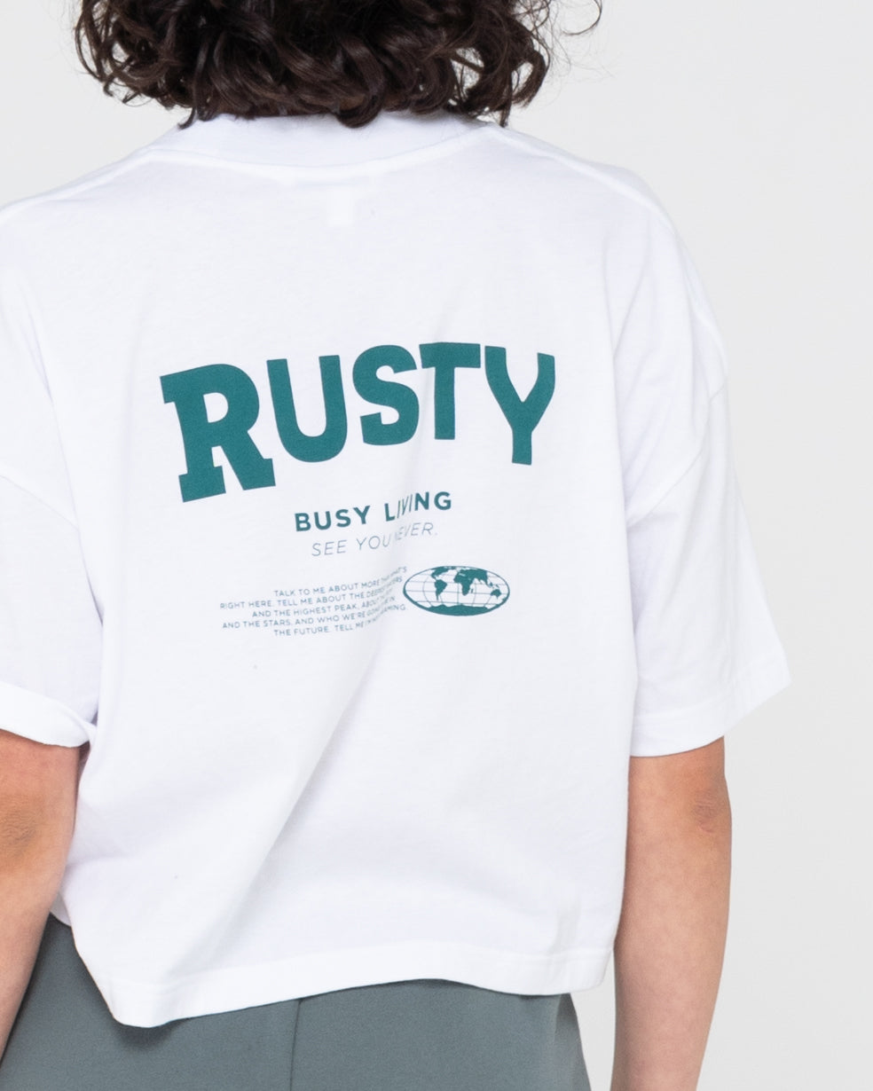 BUSY LIVING ORGANIC COTTON RELAXED TEE