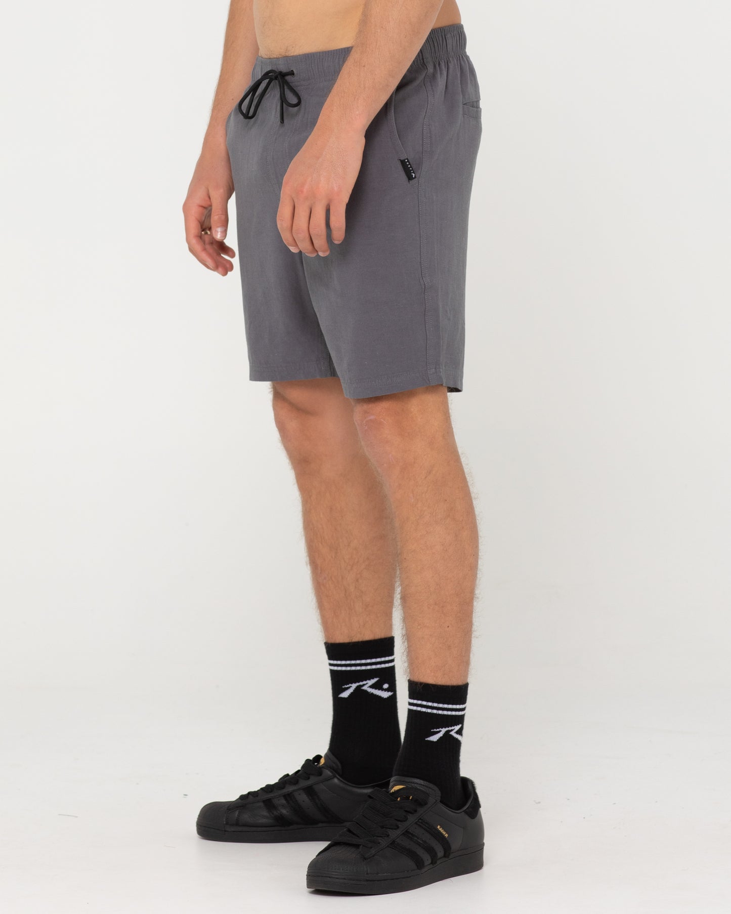 OVERTONE LINEN 17 ELASTIC SHORT