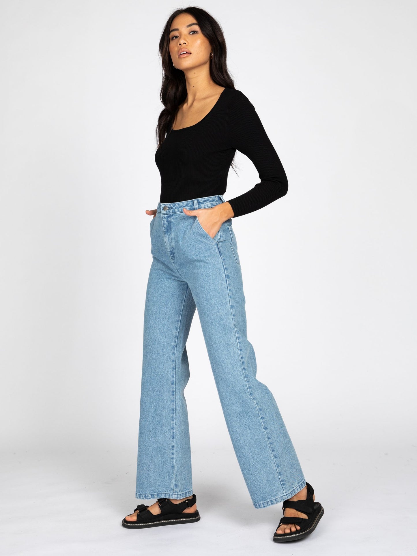 CAMERON HIGH WAIST FLARE JEAN - THD