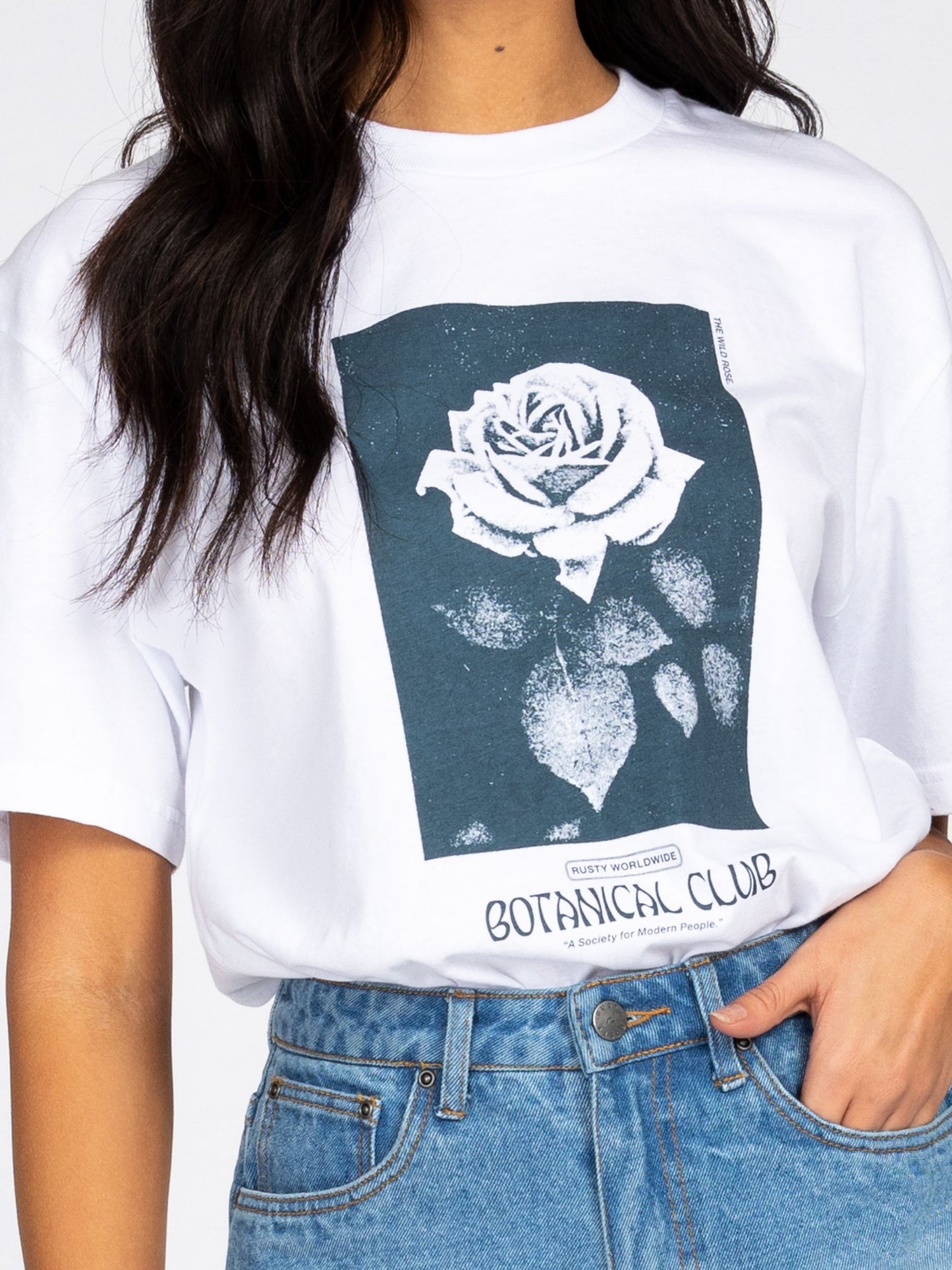 BOTANICAL CLUB BOYFRIEND FIT TEE