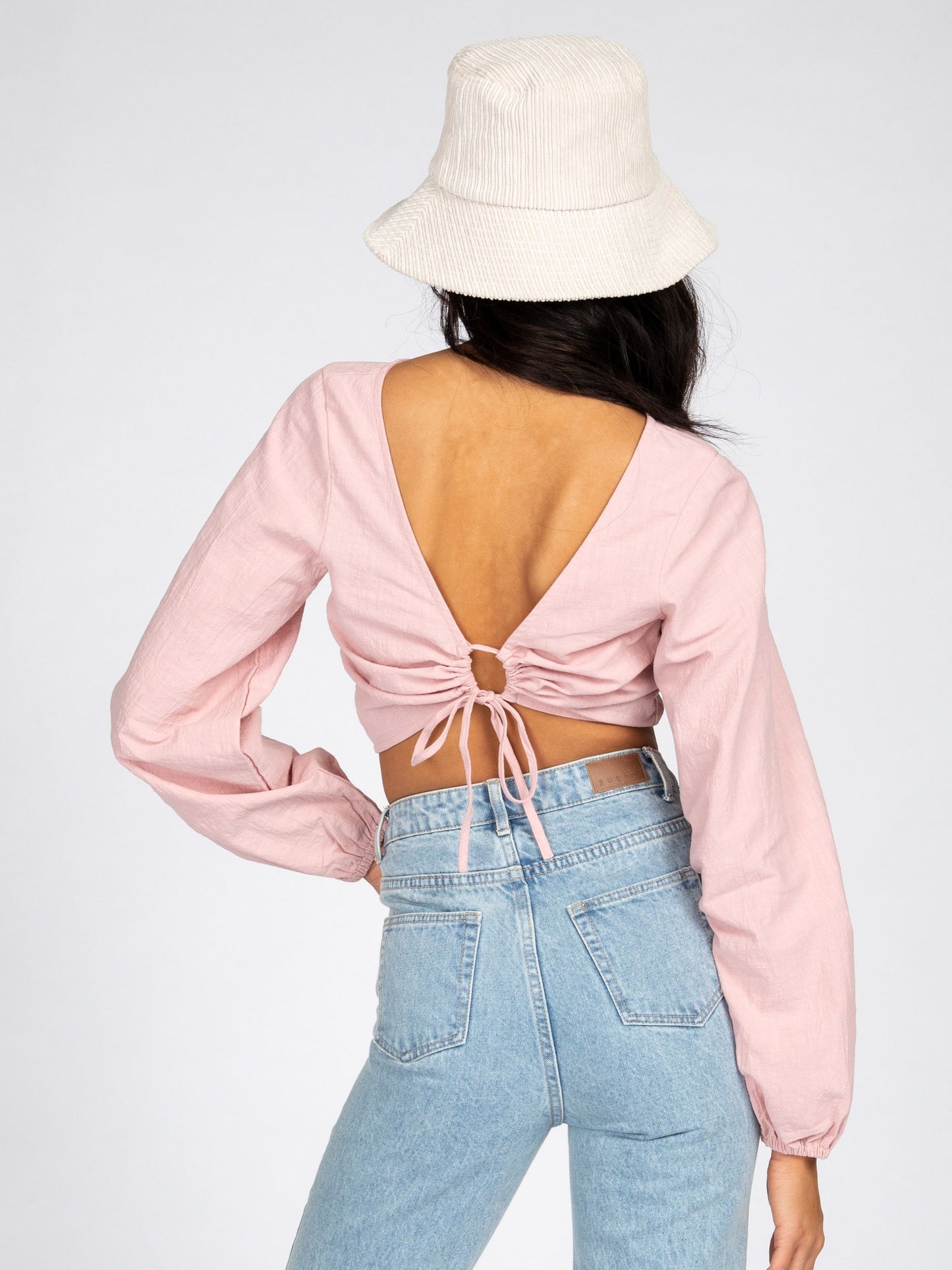 FREESIA REVERSIBLE LONG SLEEVE TOP