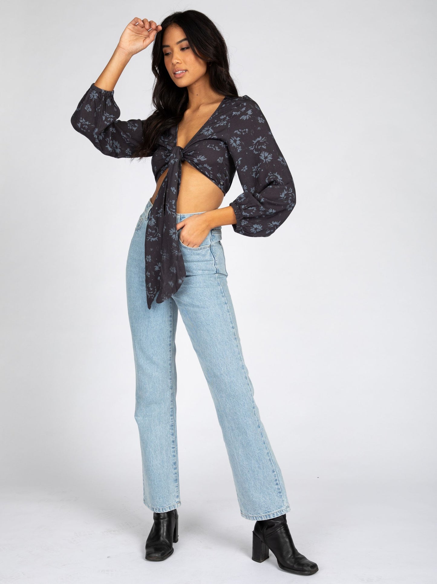 HIGHLANDS REVERSIBLE LONG SLEEVE TOP