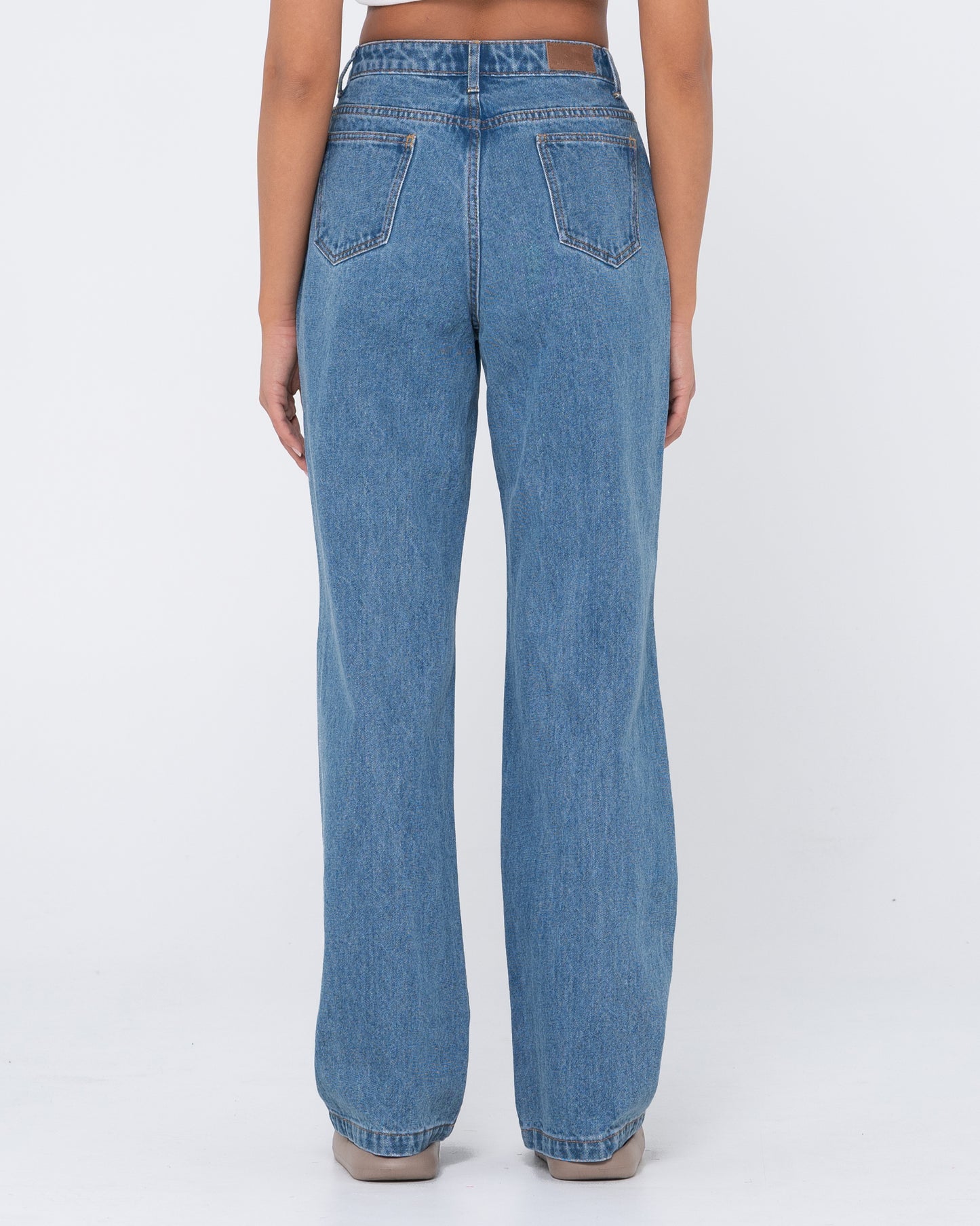 HIGH BAGGY JEAN - Sea Blue