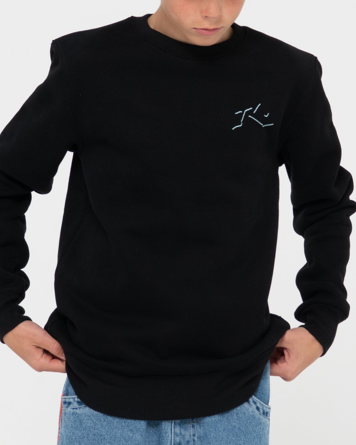 ONE HIT SHADOW CREW FLEECE BOYS