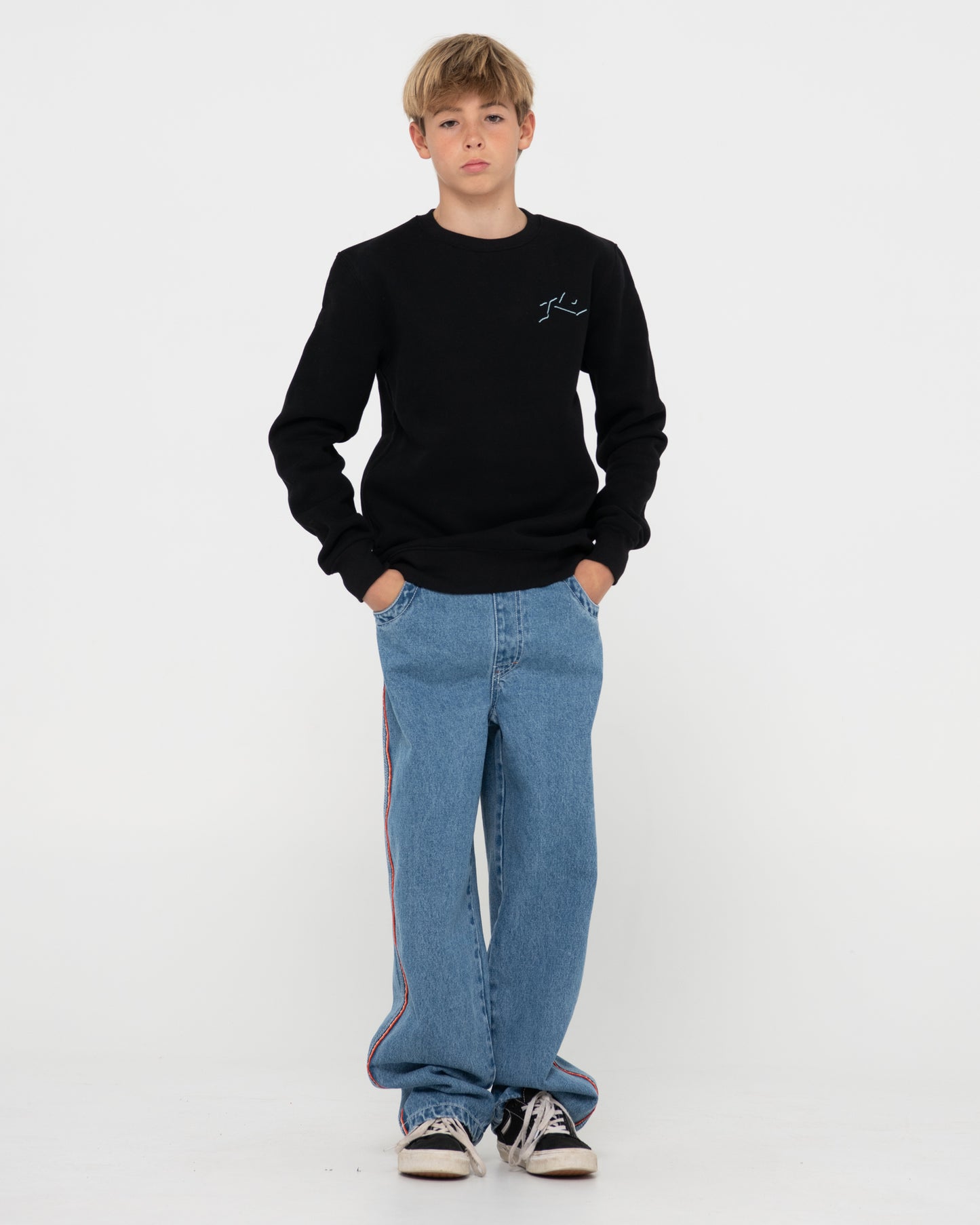 ONE HIT SHADOW CREW FLEECE BOYS