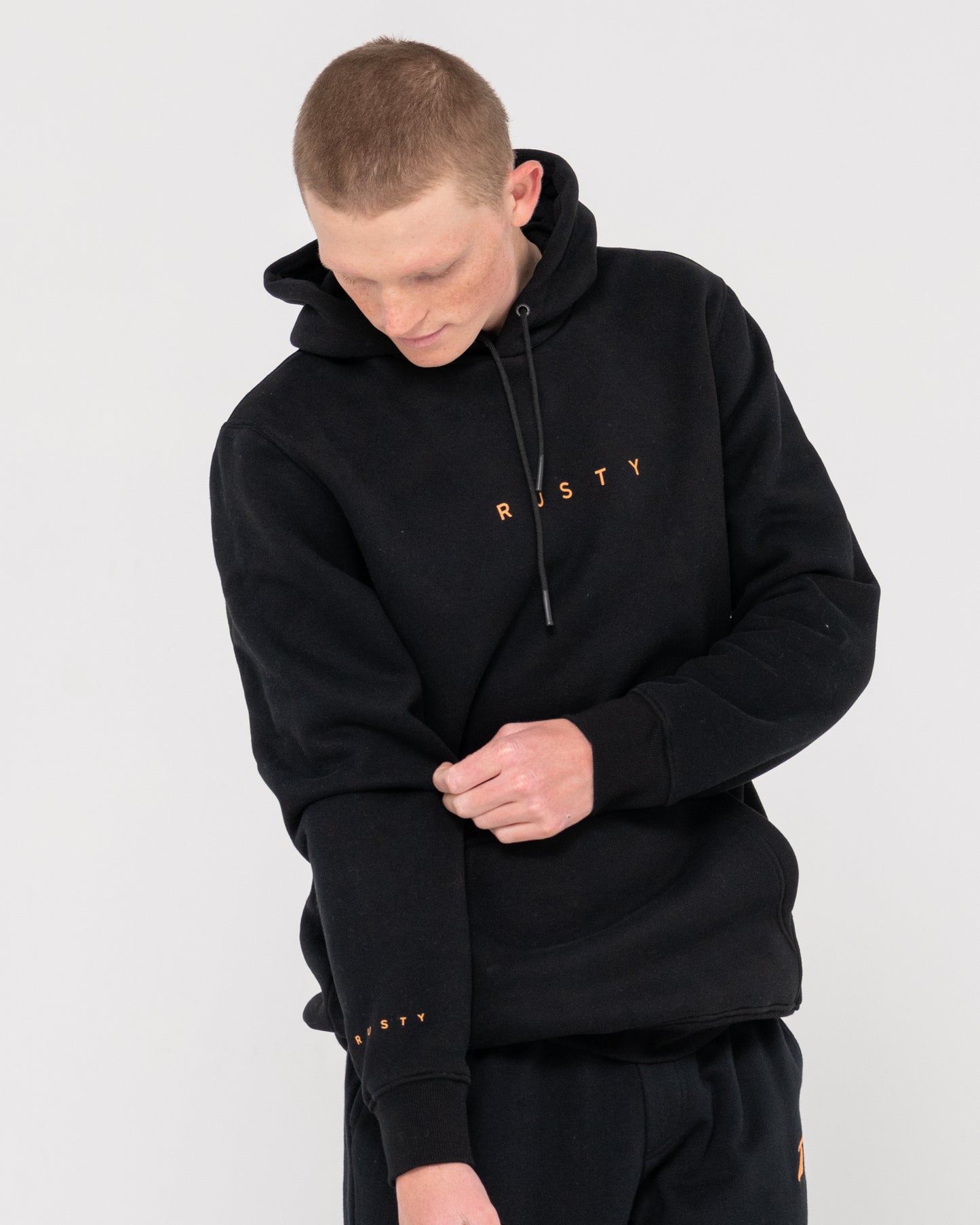 SHORT CUT HOODED FLEECE