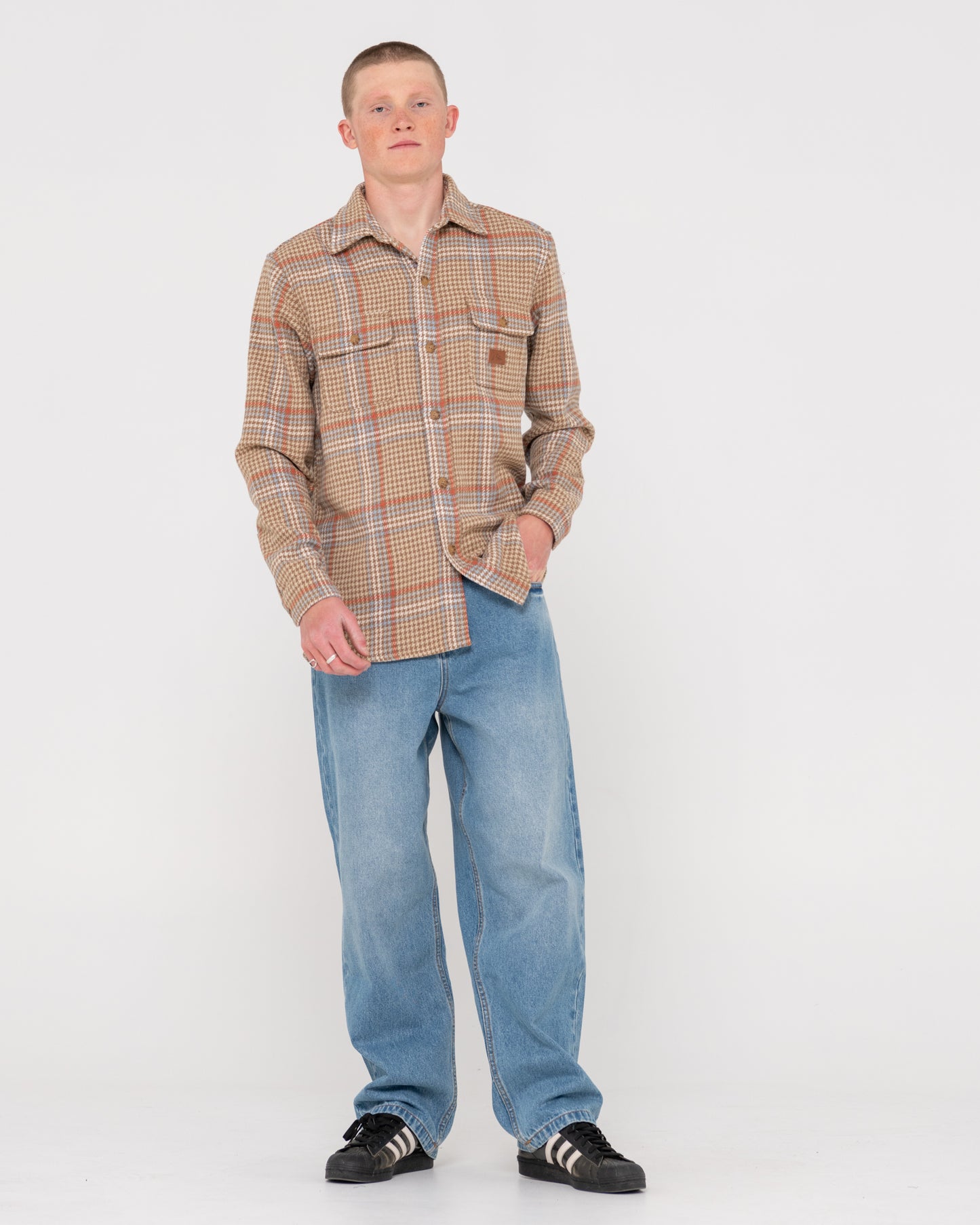 HOUNDSTOOTH OVERSHIRT