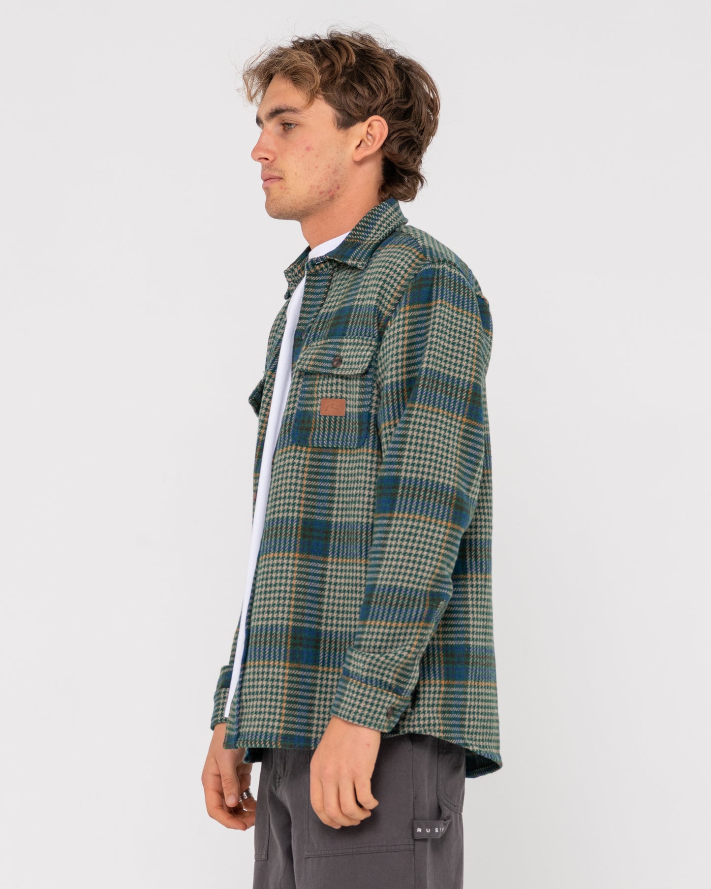 HOUNDSTOOTH OVERSHIRT