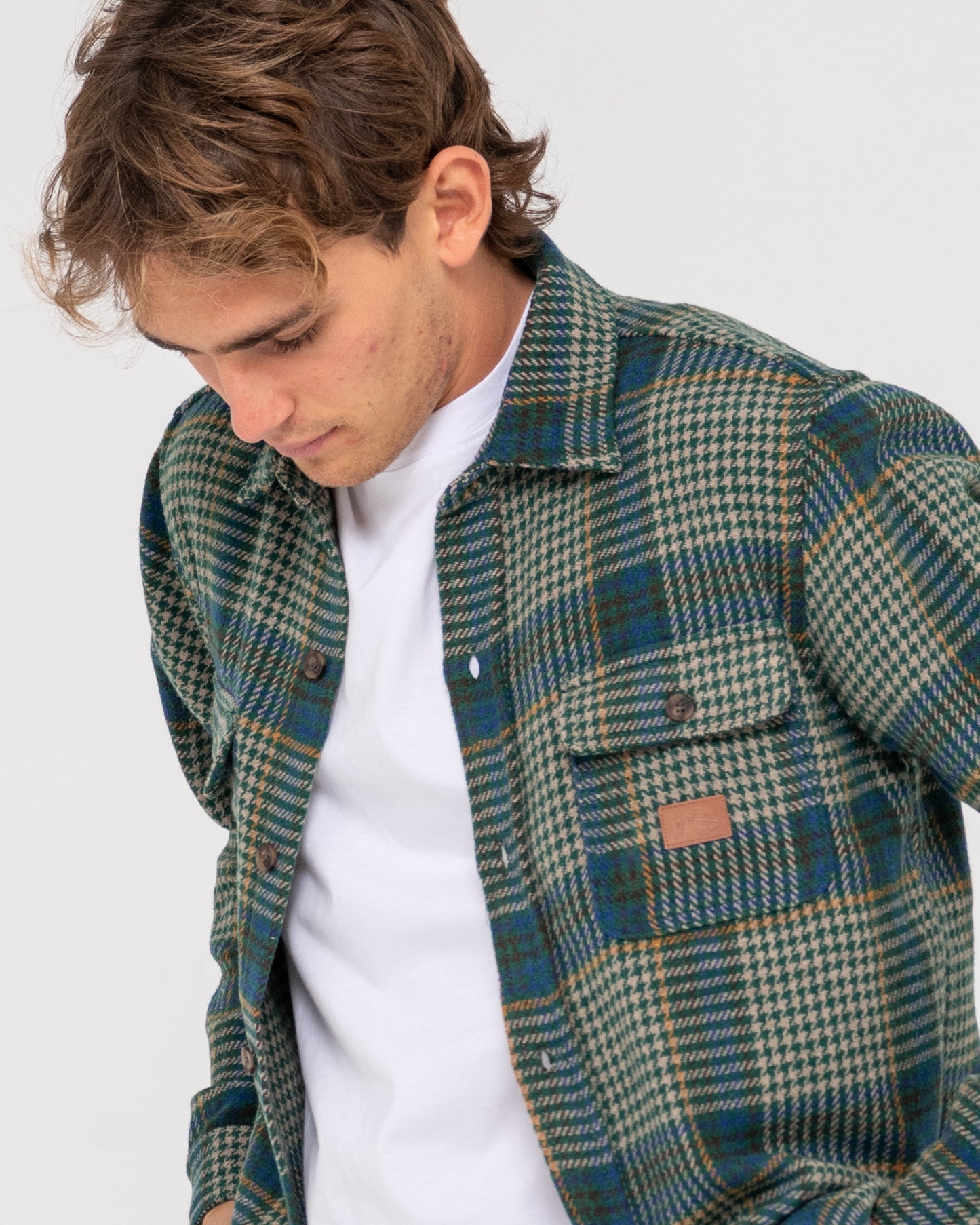 HOUNDSTOOTH OVERSHIRT