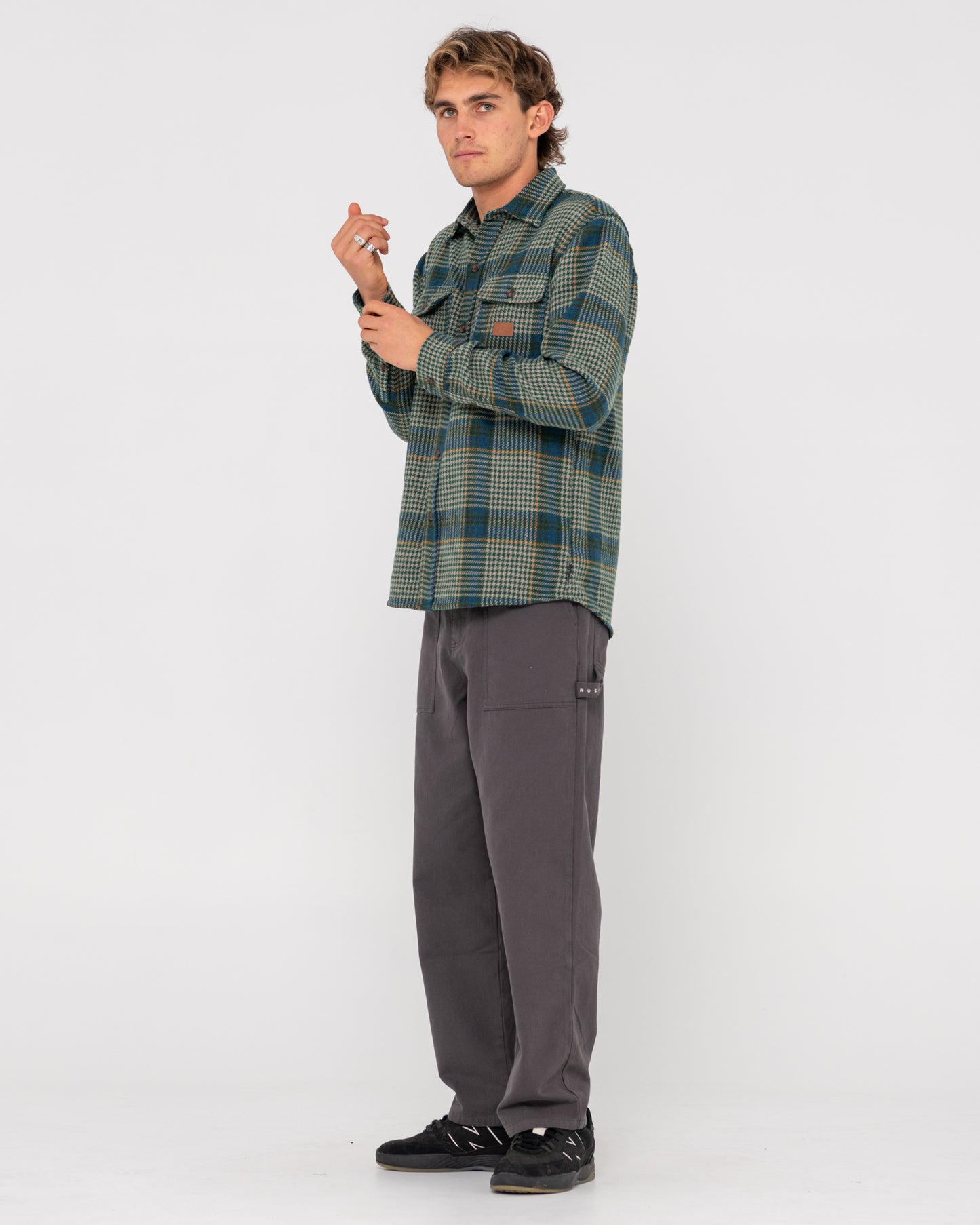 HOUNDSTOOTH OVERSHIRT