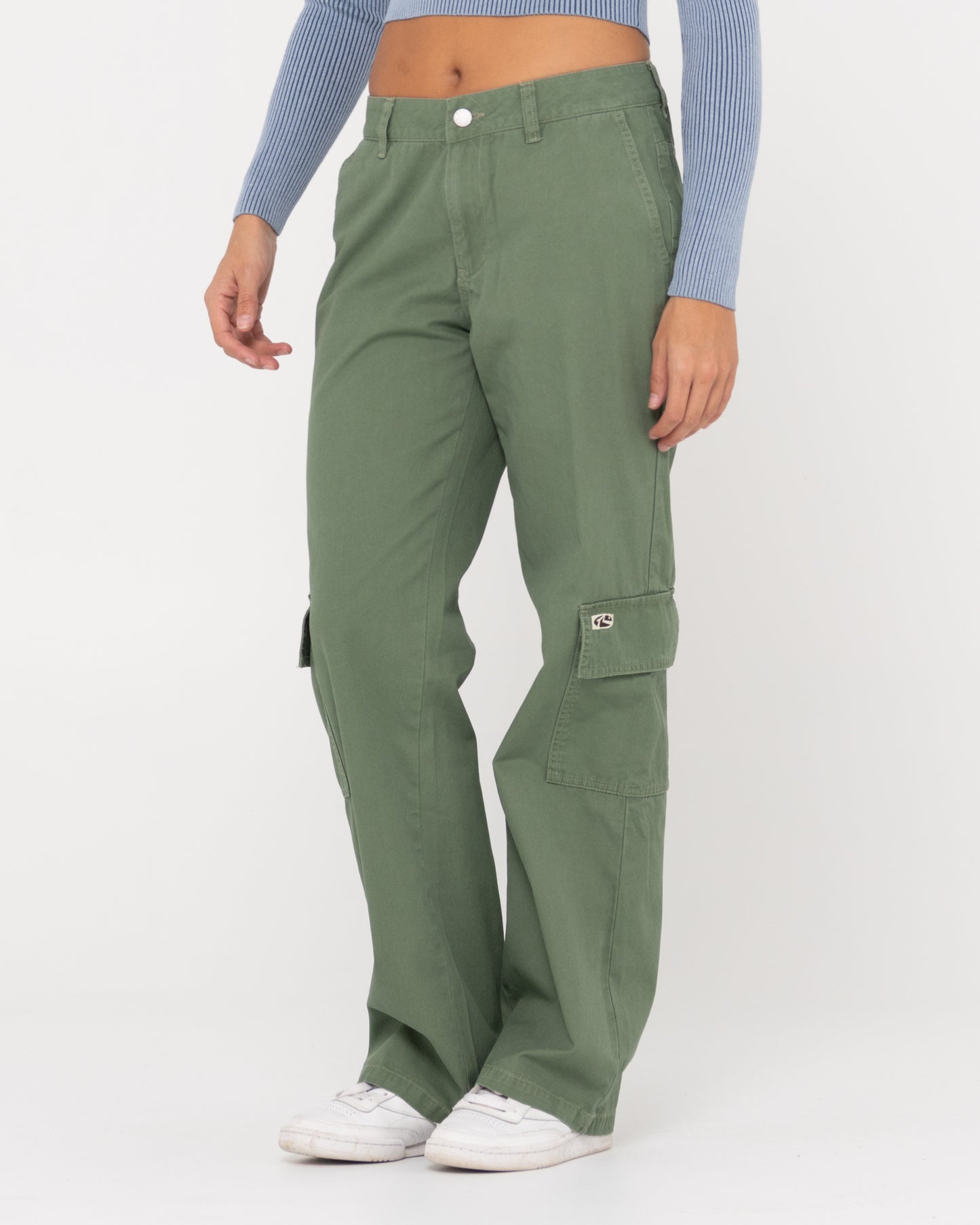 CADE LOW STRAIGHT CANVAS CARGO PANT