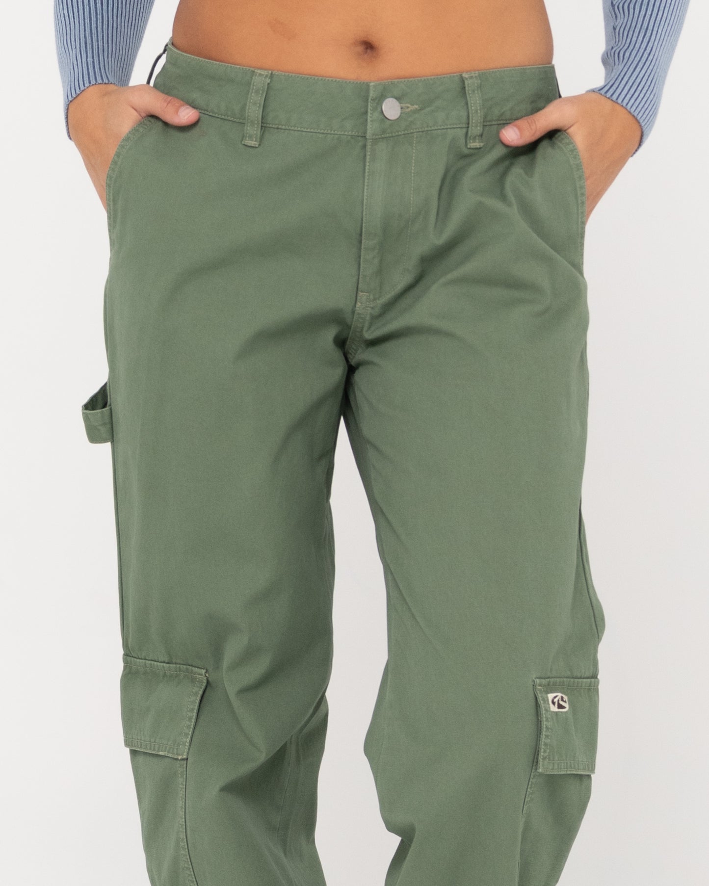 CADE LOW STRAIGHT CANVAS CARGO PANT