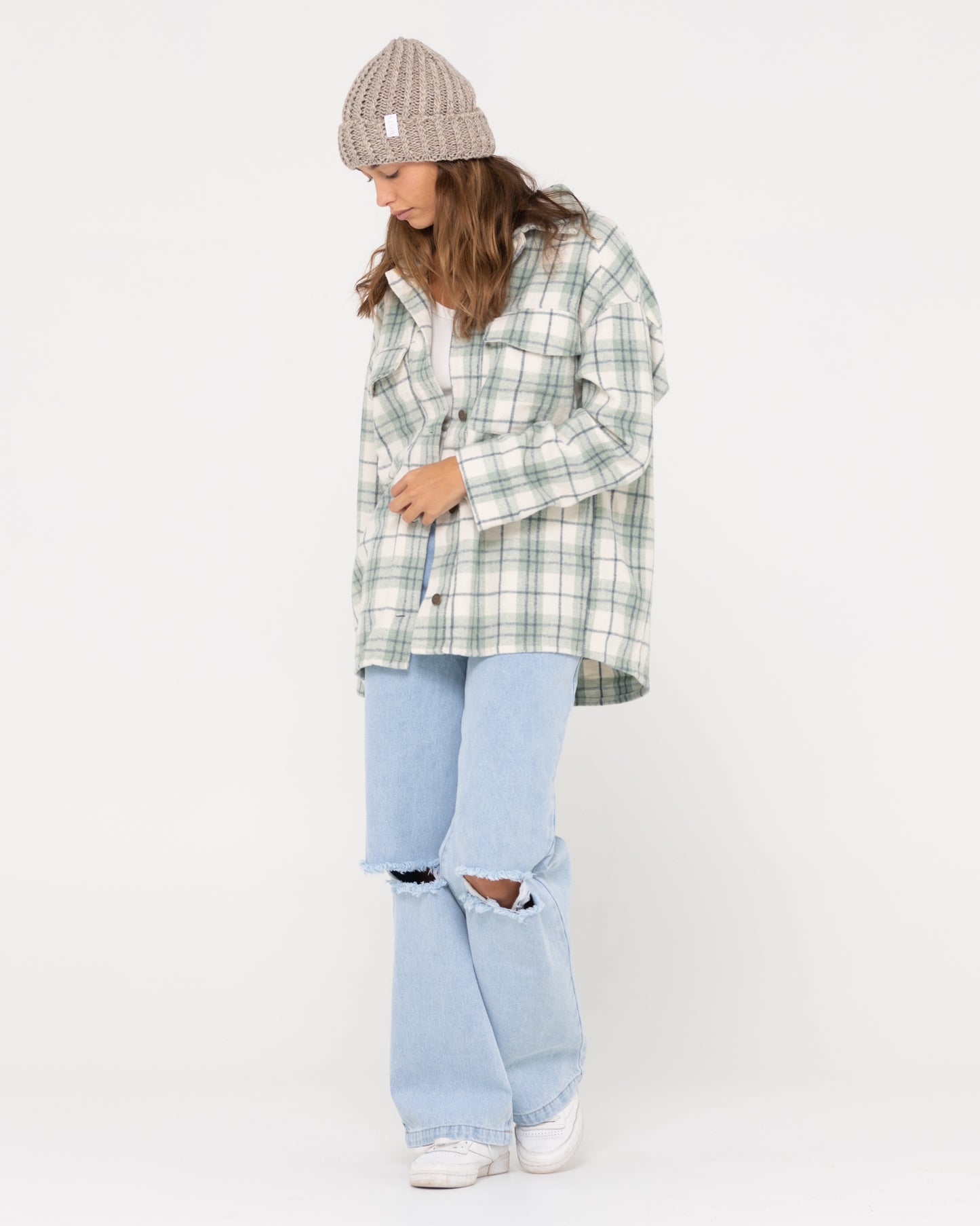 STEMMING LONG SLEEVE PLAID OVER SHIRT