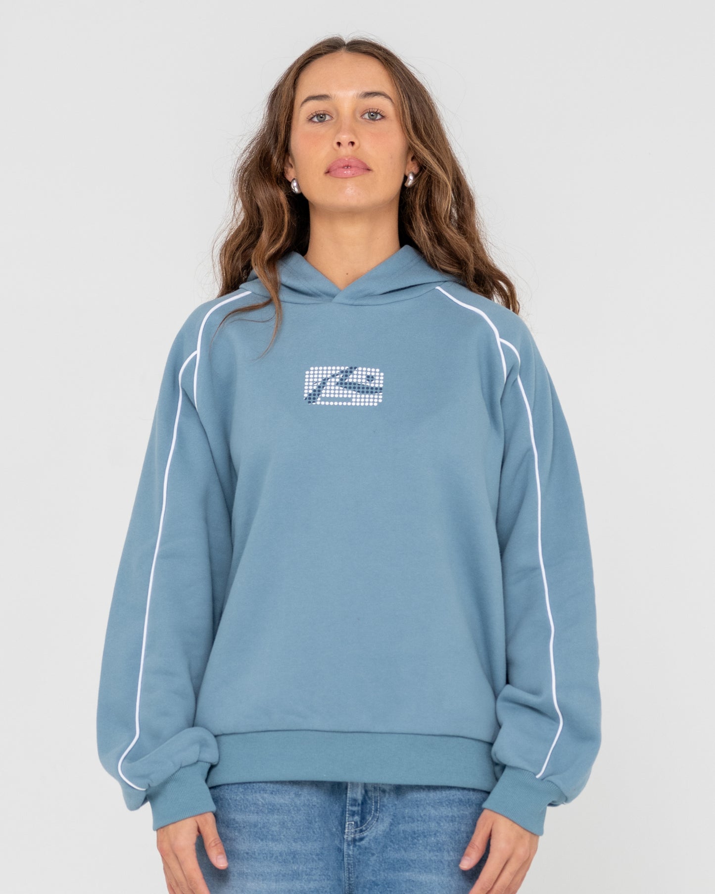 DIGI OVERSIZED HOODED FLEECE
