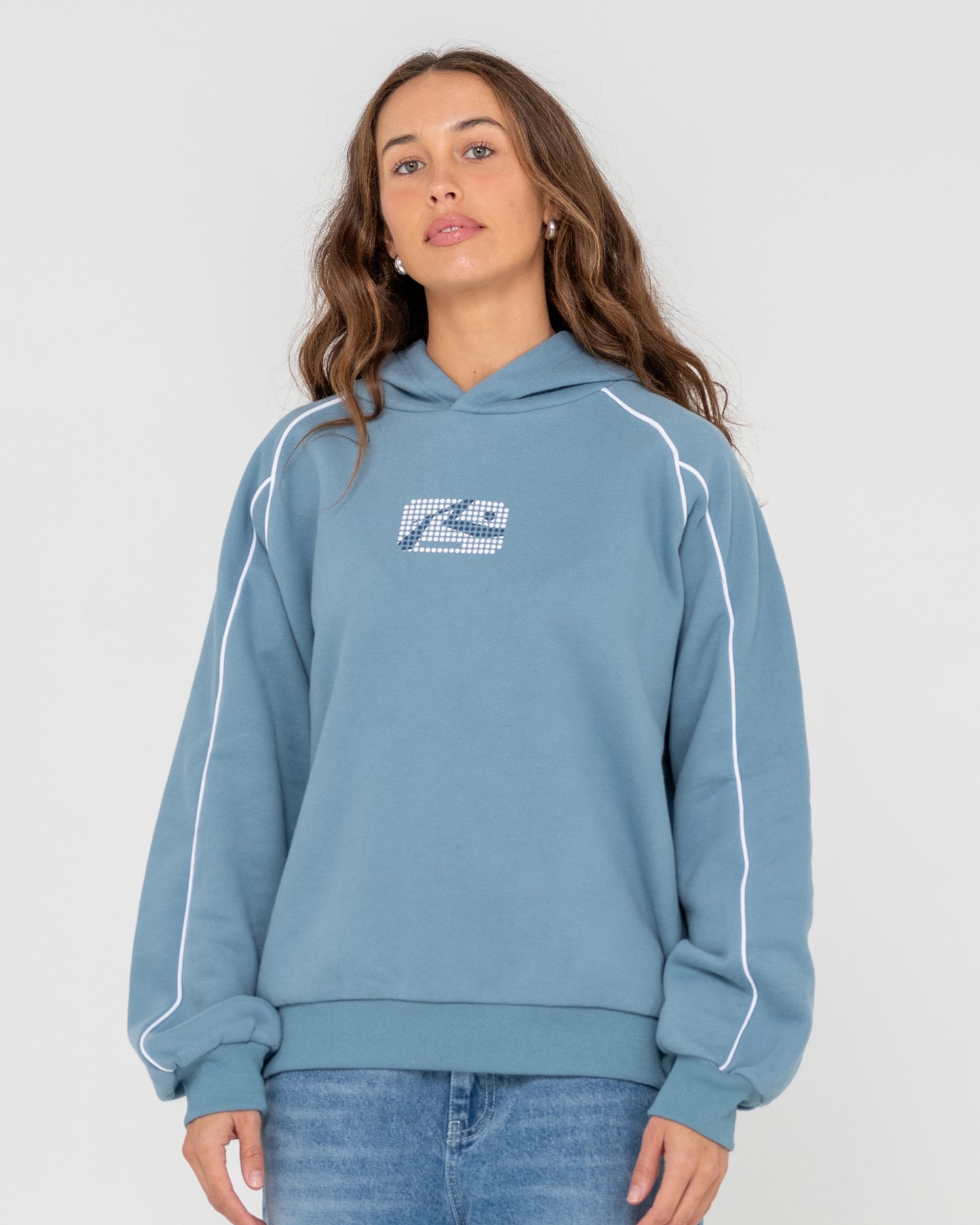 DIGI OVERSIZED HOODED FLEECE