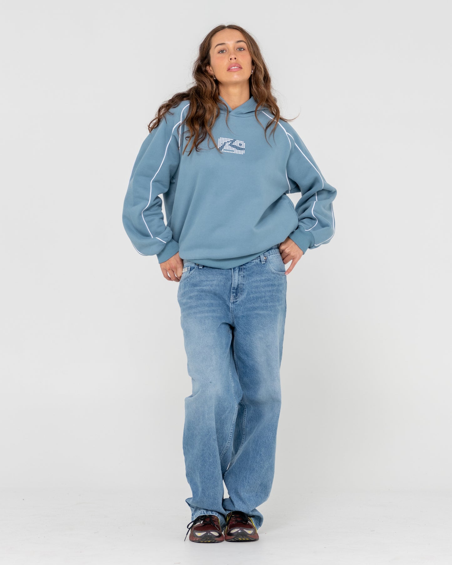 DIGI OVERSIZED HOODED FLEECE