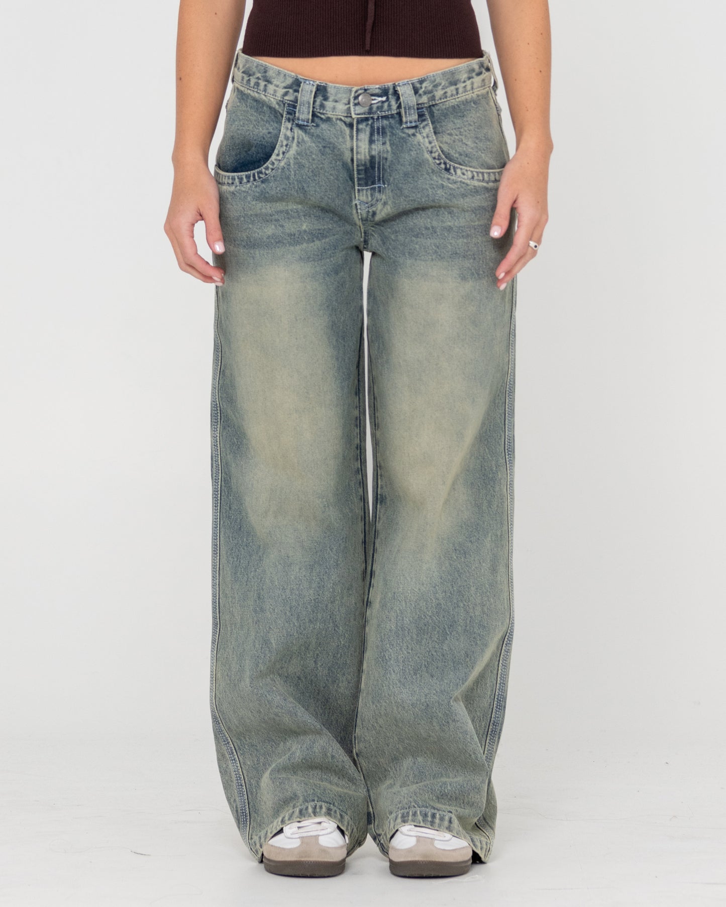 FLIP MOMMY LOW RISE TAPELESS DENIM JEAN