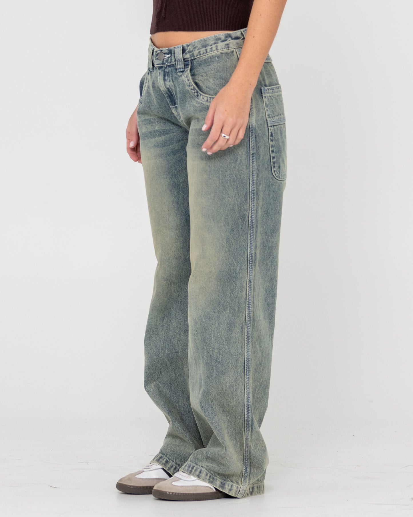 FLIP MOMMY LOW RISE TAPELESS DENIM JEAN