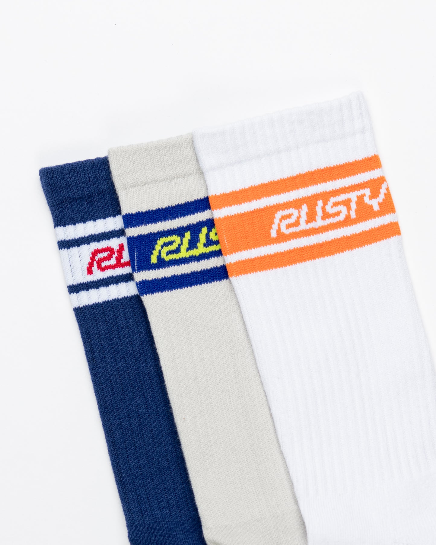 PIT CREW MID CALF 4-SOCK PACK-MULTI