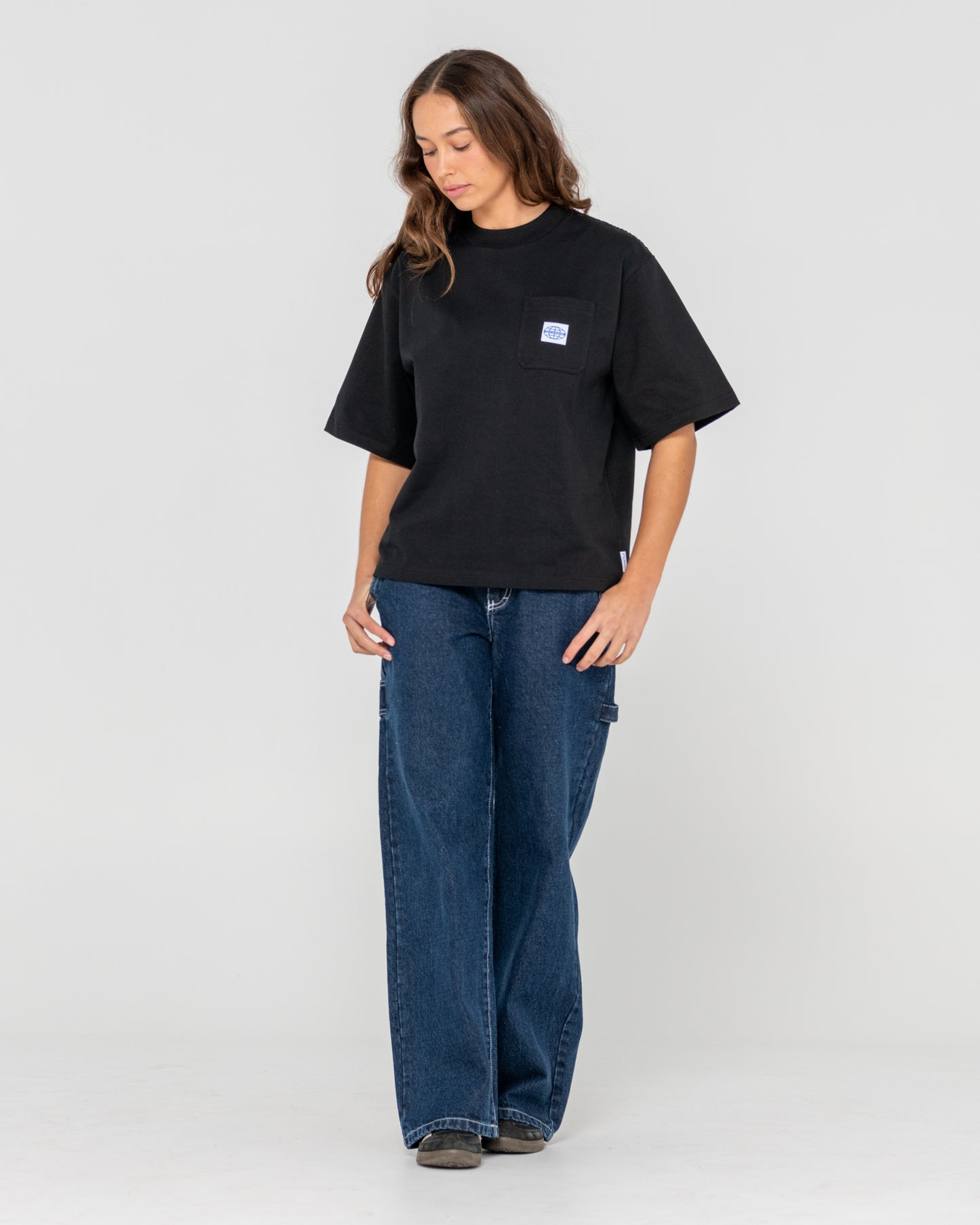 STEEZEY CROPPED BOXY TEE