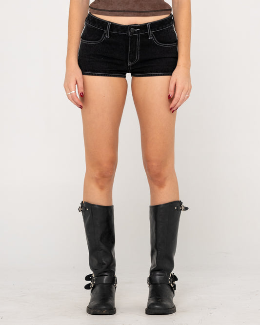 FLIP MOMMY LOW RISE MICRO MINI SHORT