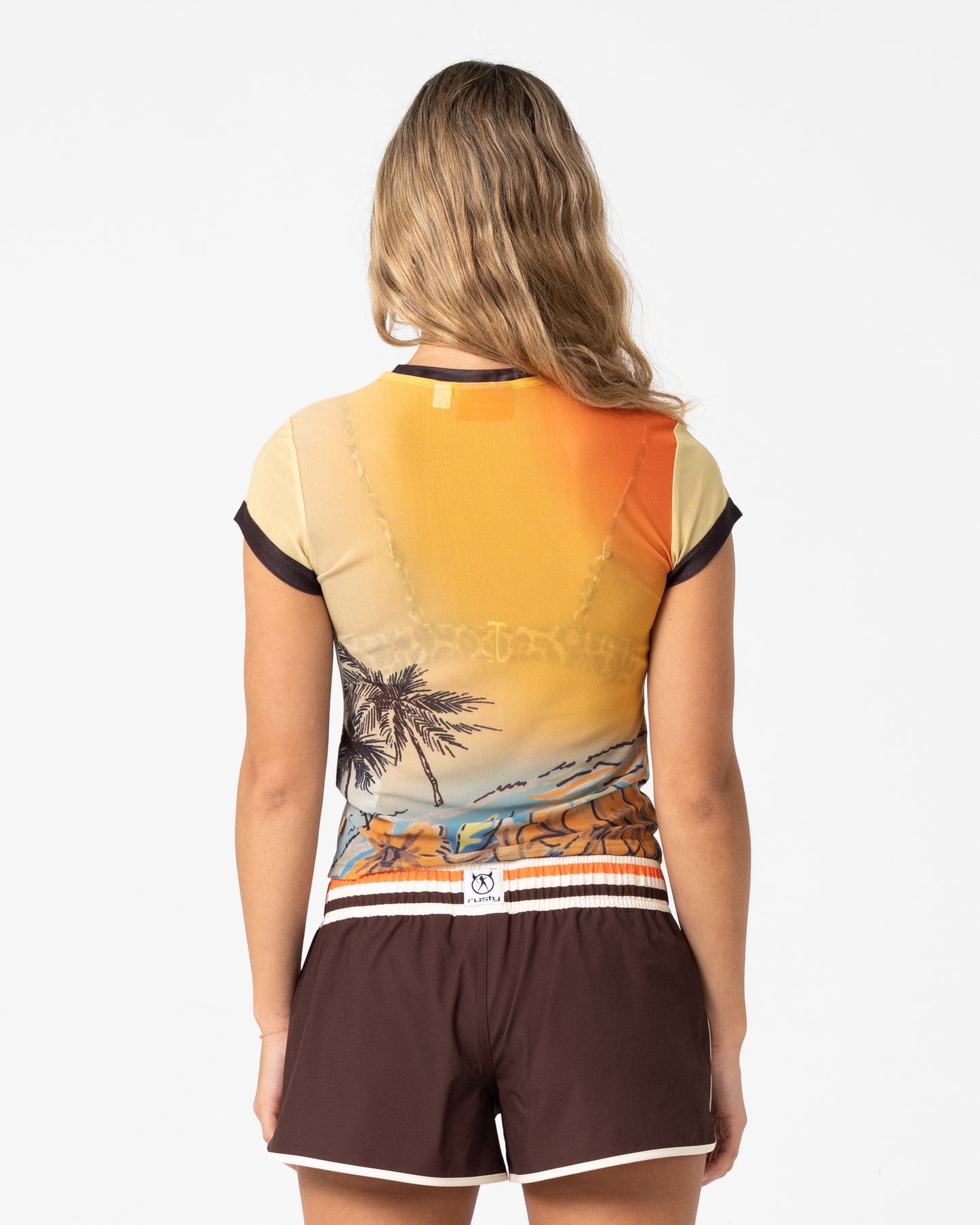 LA CABANA MESH BABY TEE