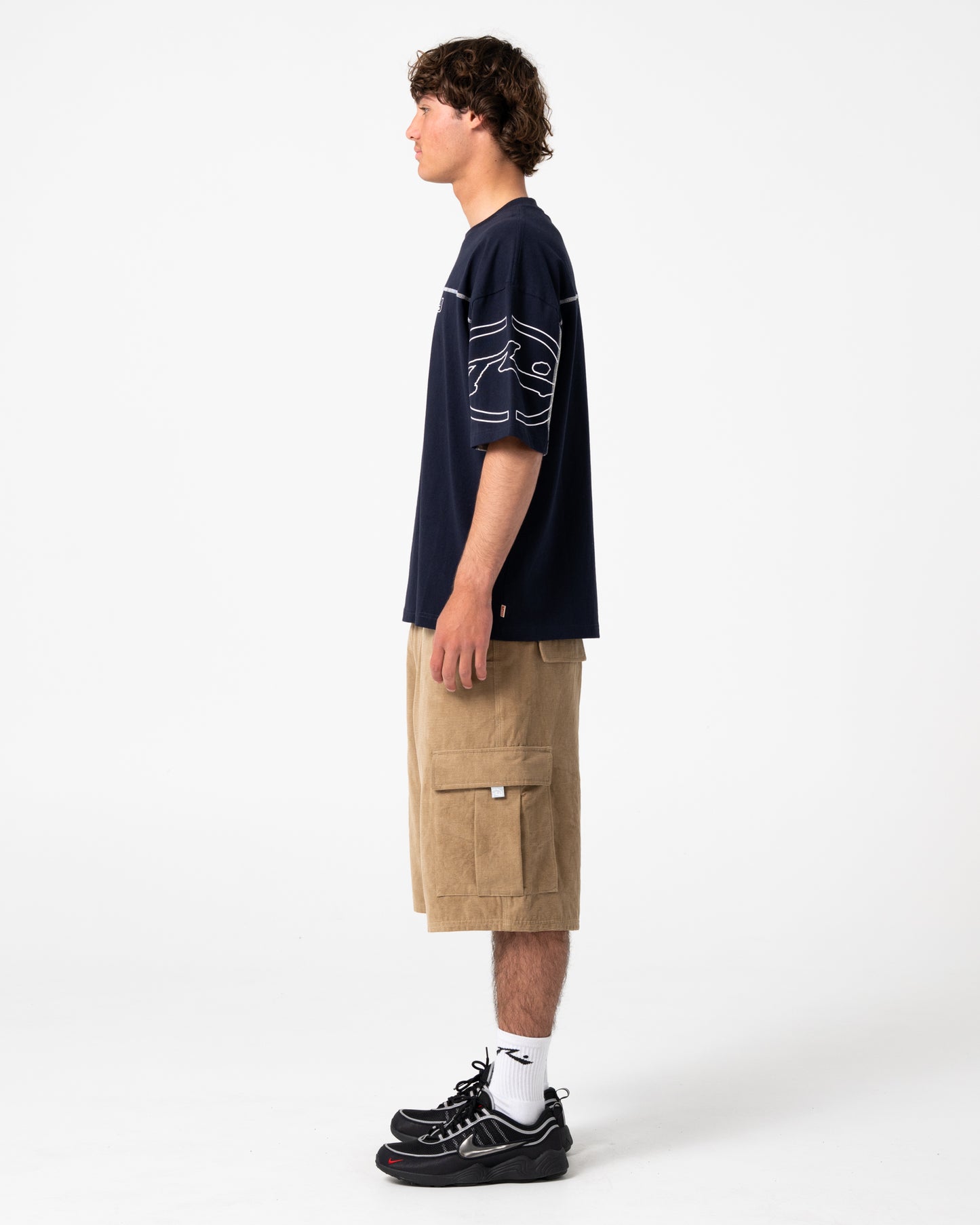 CYBER STRIPE SHORT SLEEVE TEE