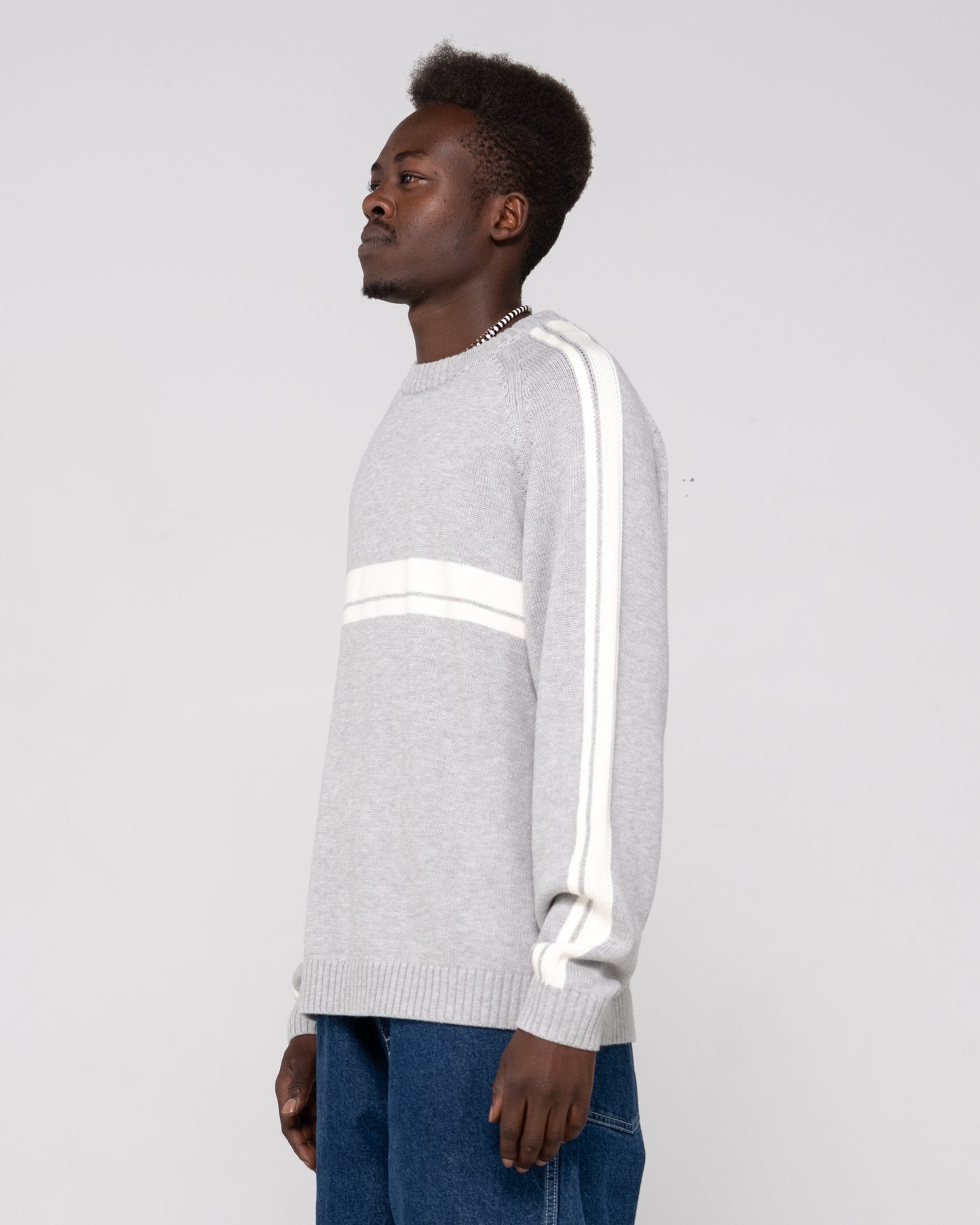 WHITE LINES 2.0 KNITTED CREW