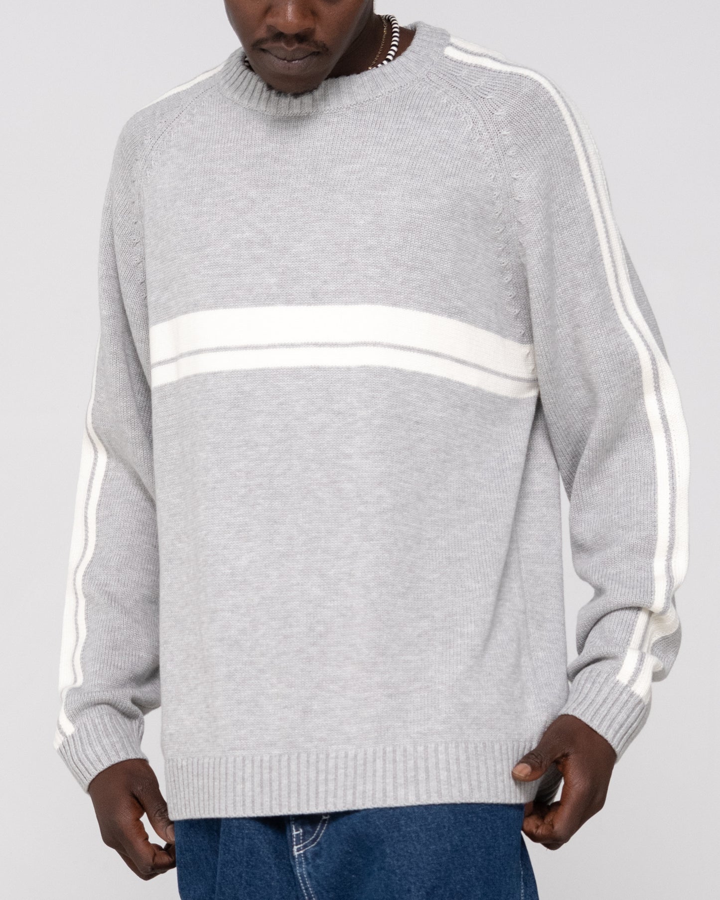 WHITE LINES 2.0 KNITTED CREW