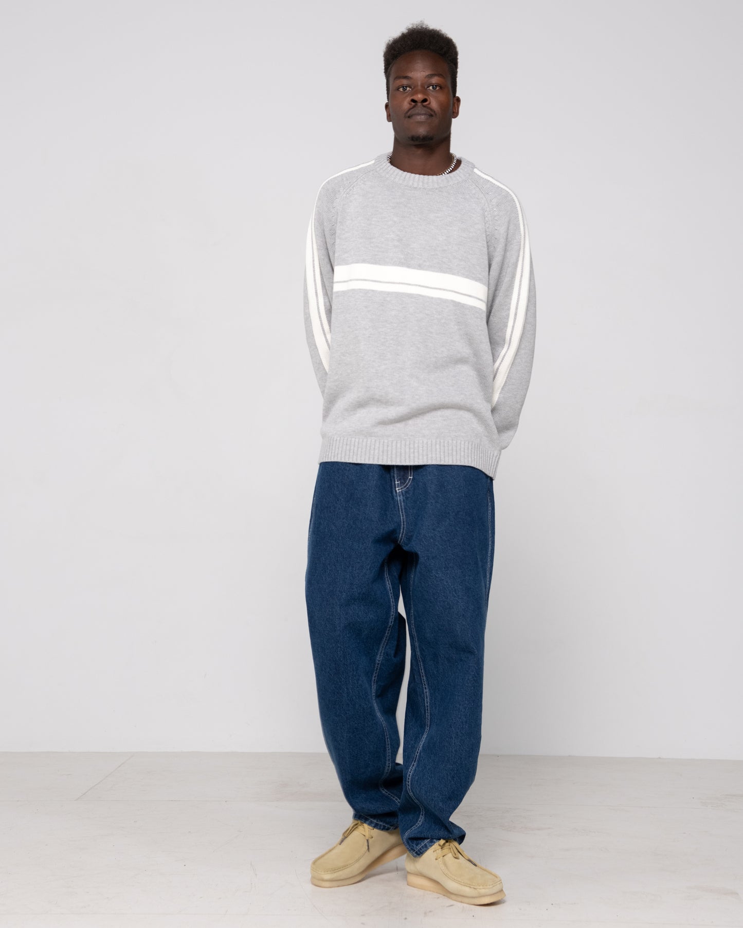 WHITE LINES 2.0 KNITTED CREW