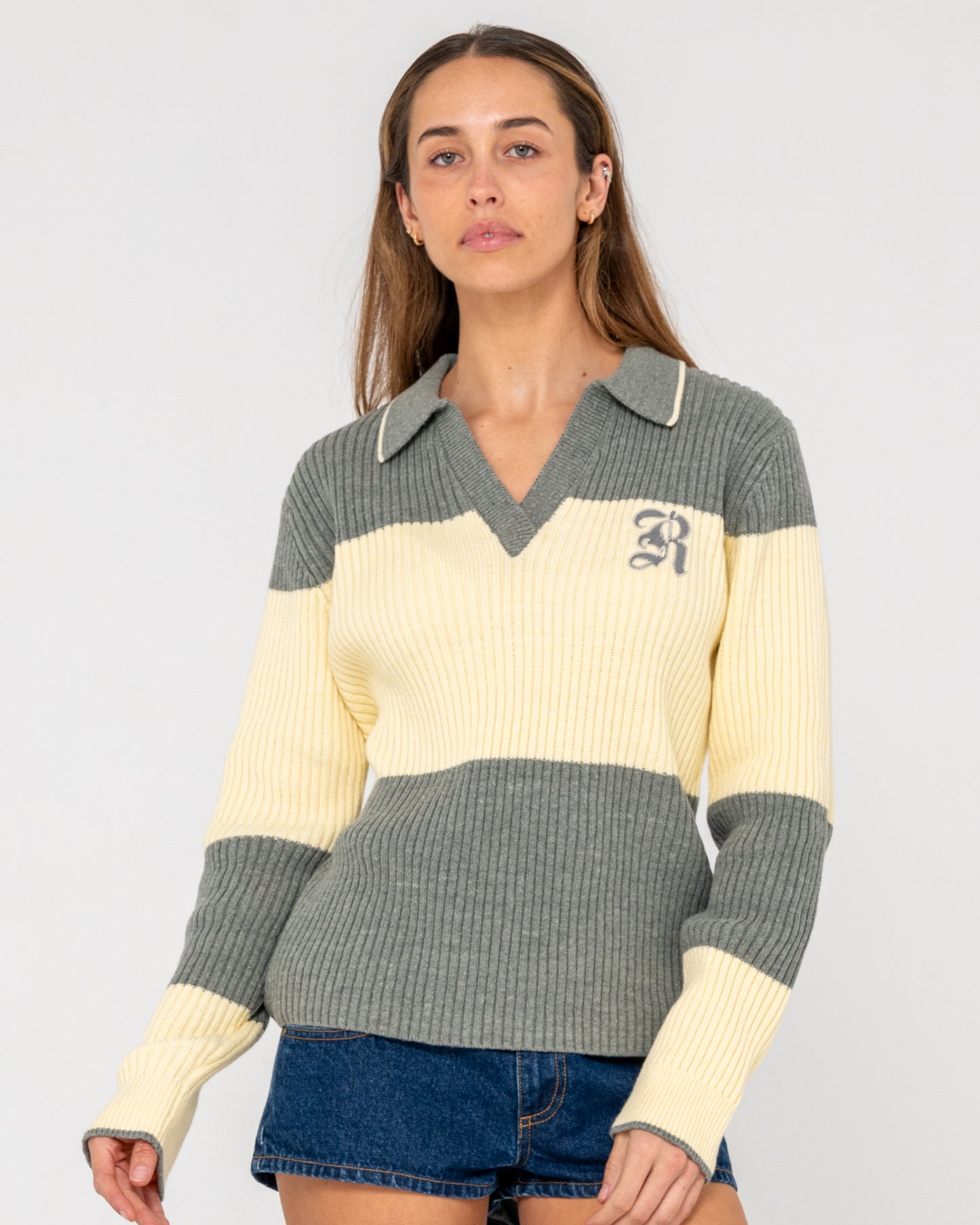 TRY ME KNITTED RUGBY TOP