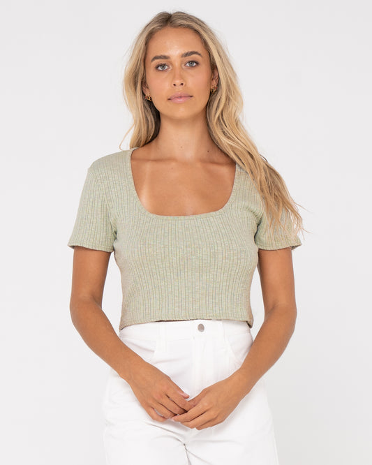 SIMMER CROP TOP