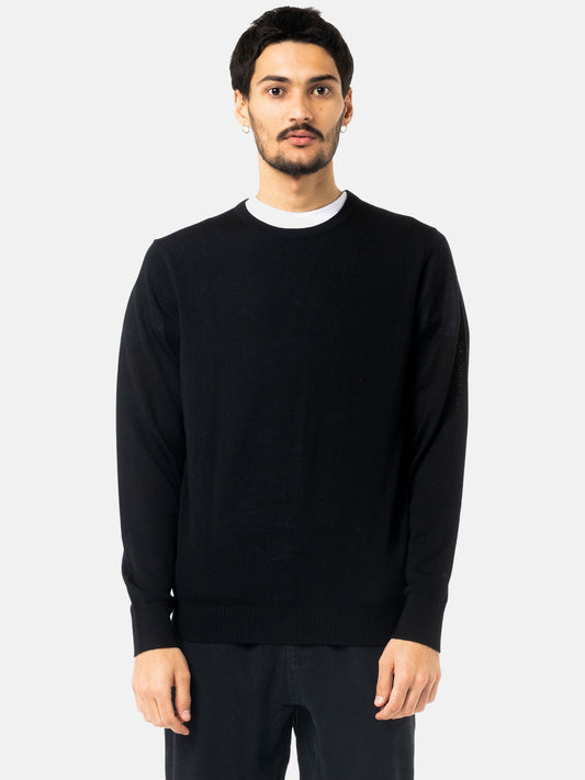 SLUNG CREW NECK LAYERING KNIT