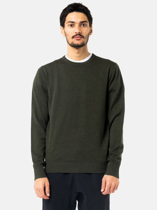 SLUNG CREW NECK LAYERING KNIT